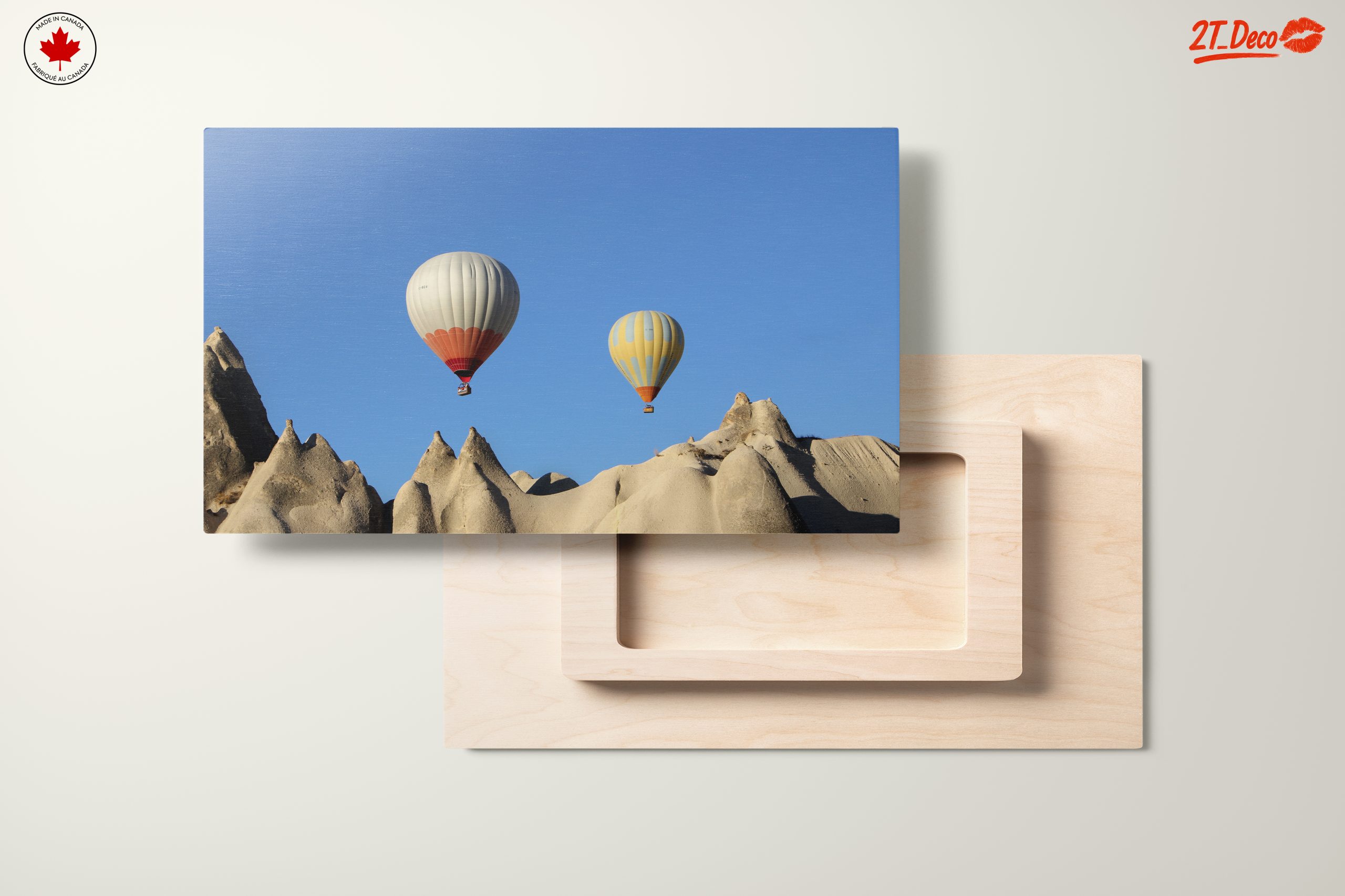Hot Air Balloons Over Unique Landscapes - Image 11