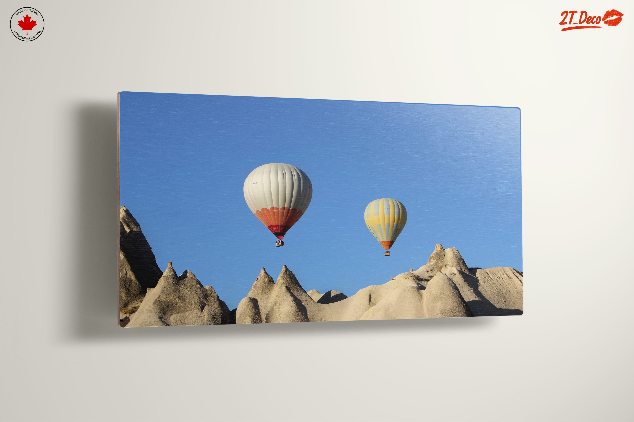 Hot Air Balloons Over Unique Landscapes - Image 13