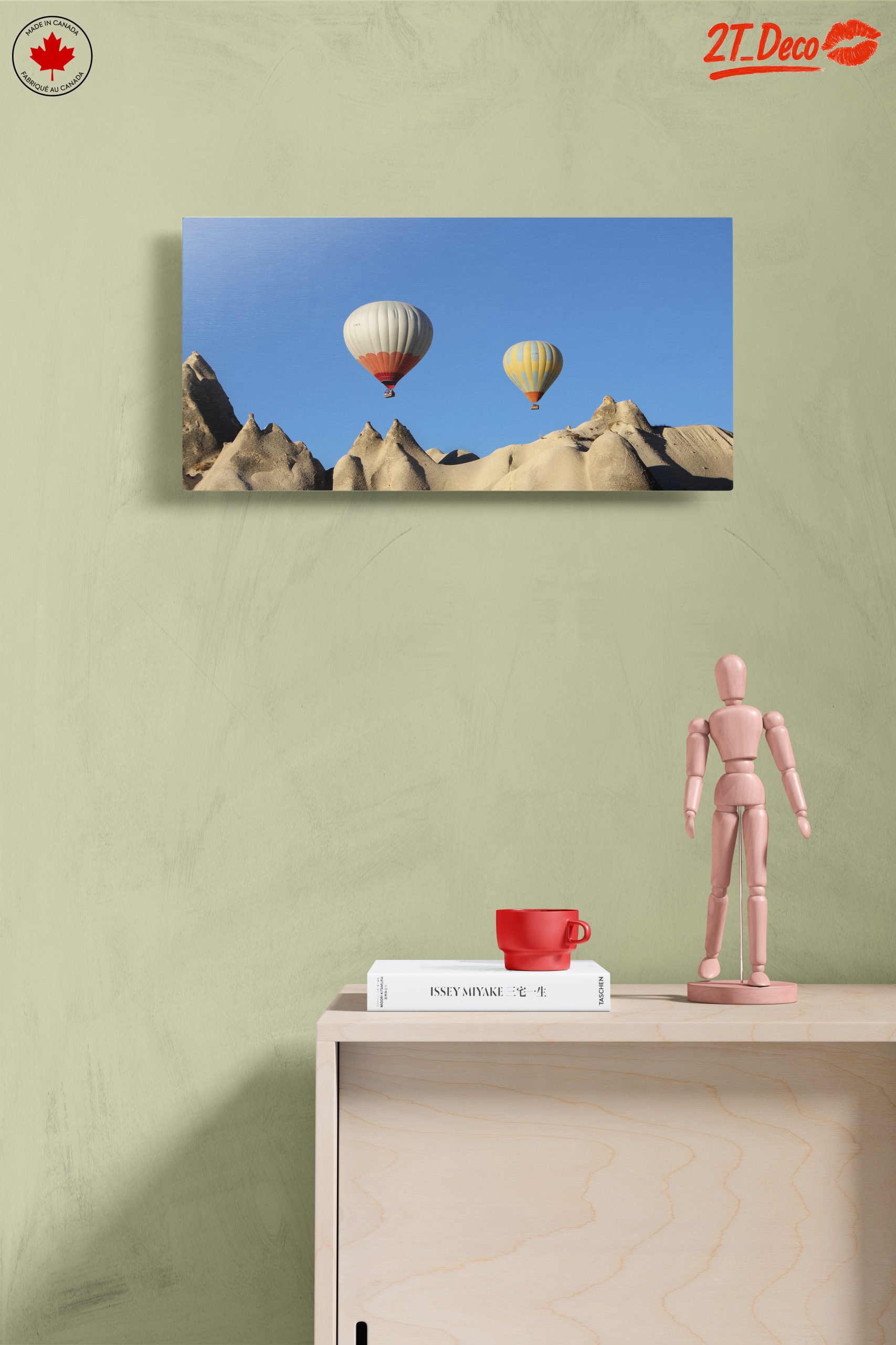 Hot Air Balloons Over Unique Landscapes - Image 14