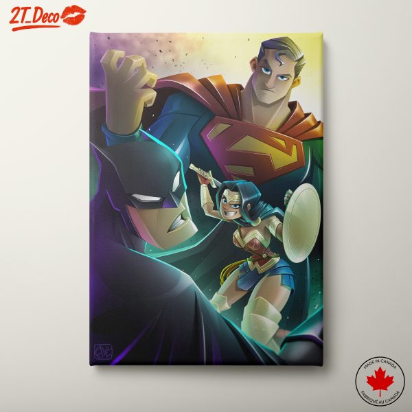 Justice League Heroes Action Art 2