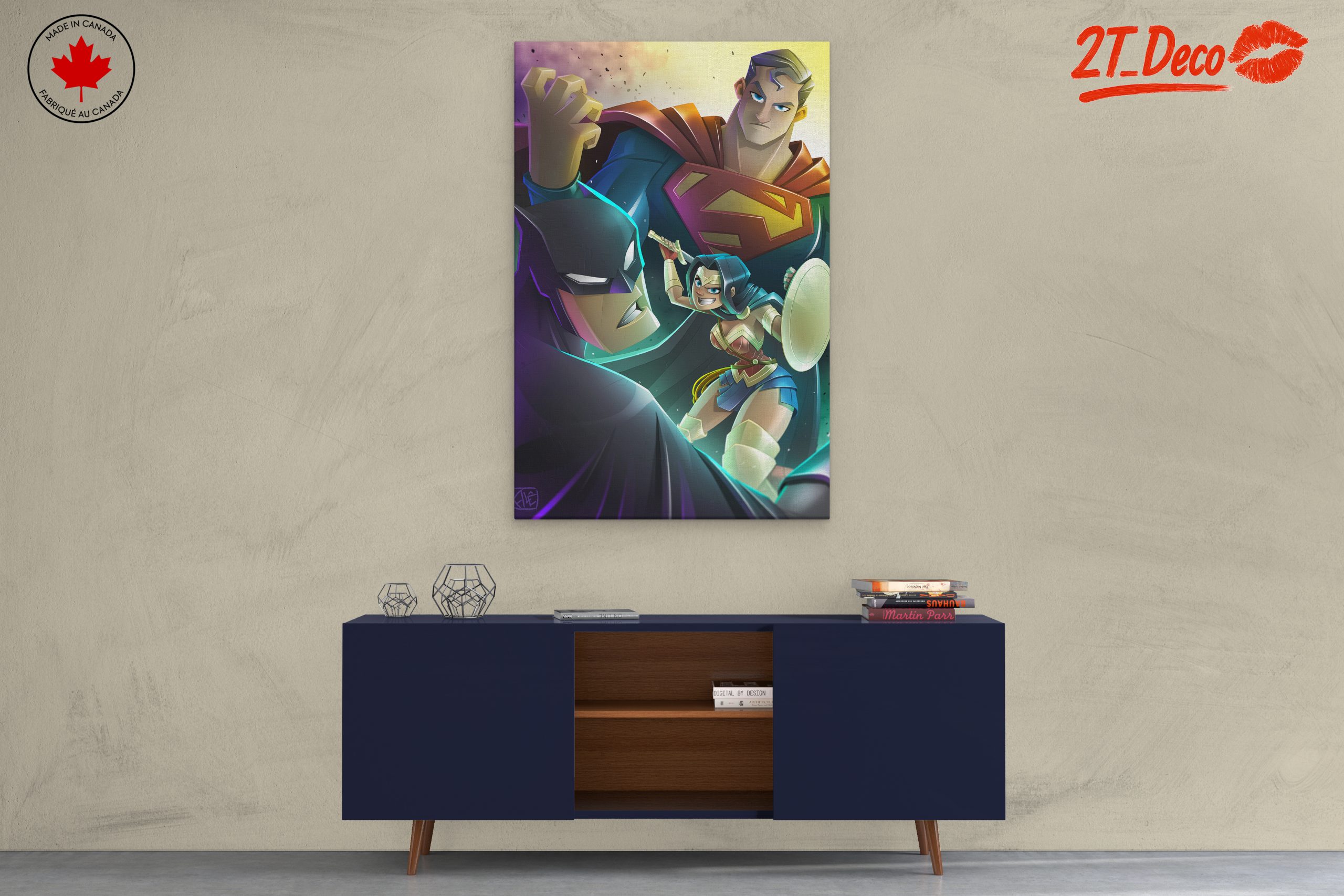 Justice League Heroes Action Art 2 - Image 3