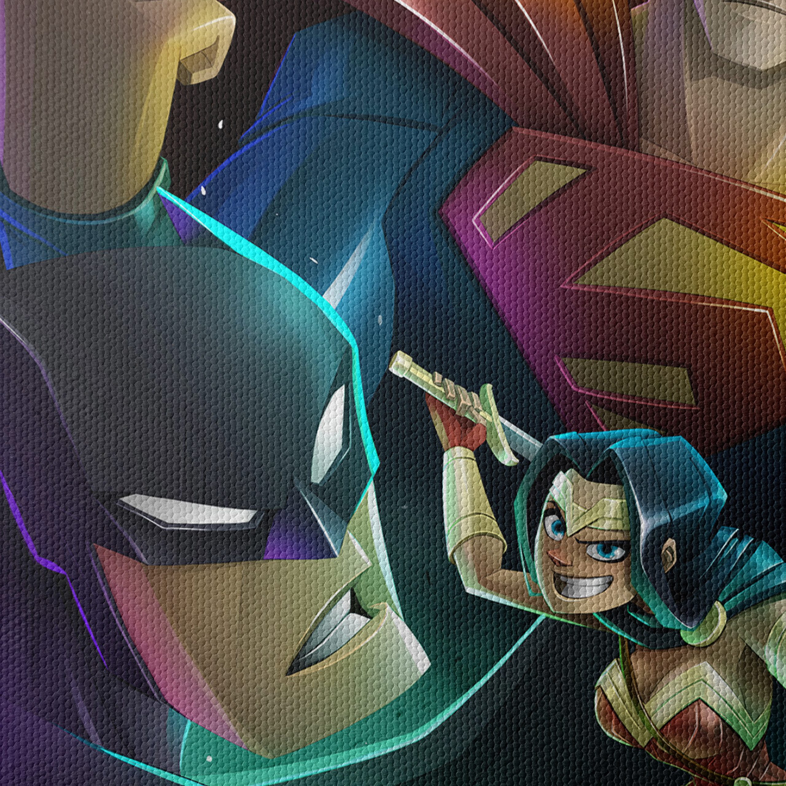 Justice League Heroes Action Art 2 - Image 4