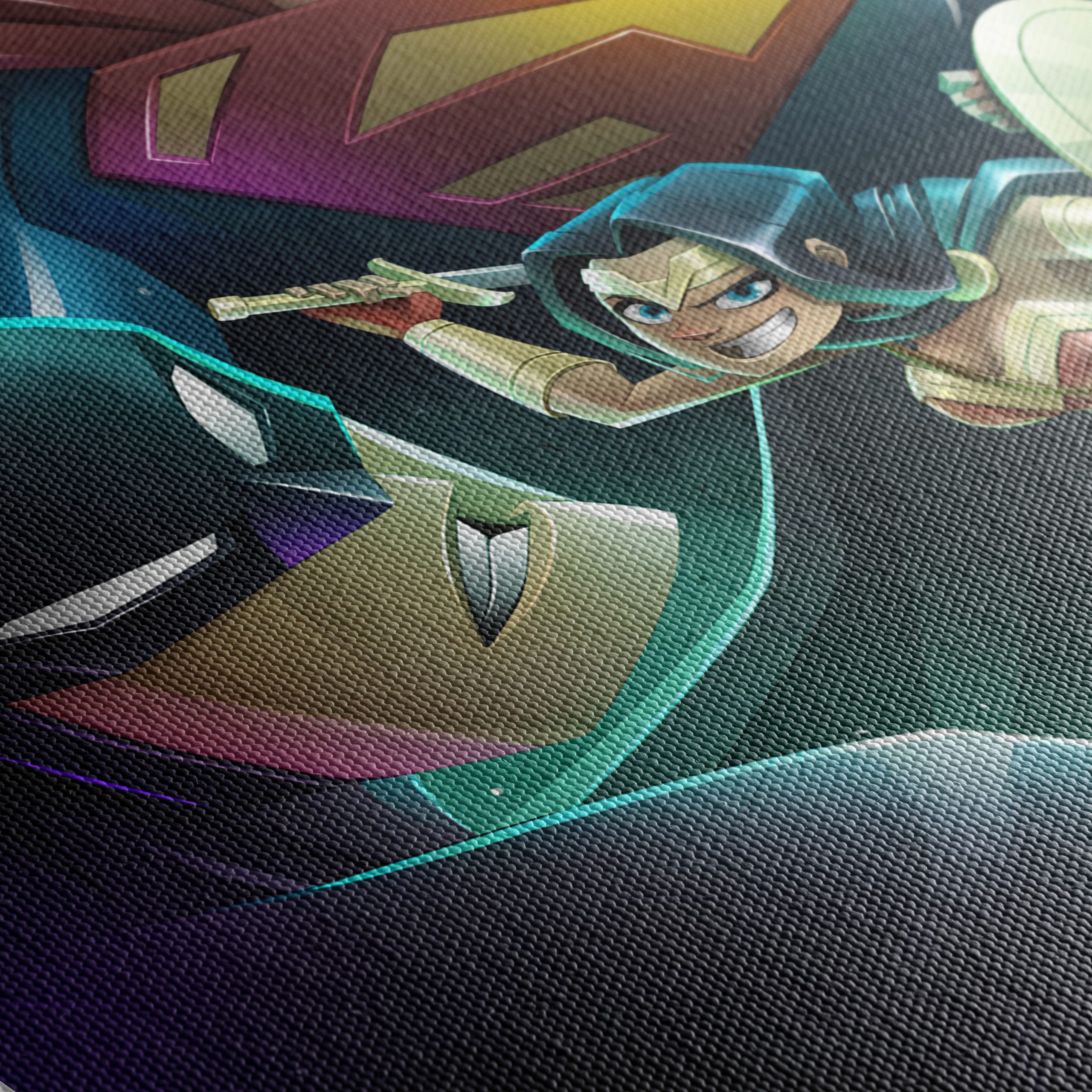 Justice League Heroes Action Art 2 - Image 5