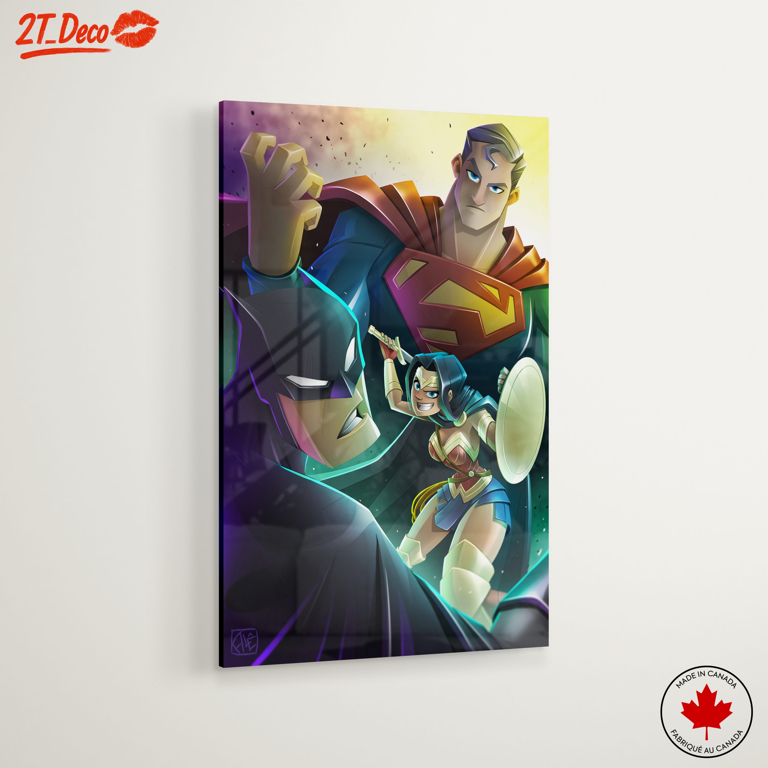 Justice League Heroes Action Art 2 - Image 6