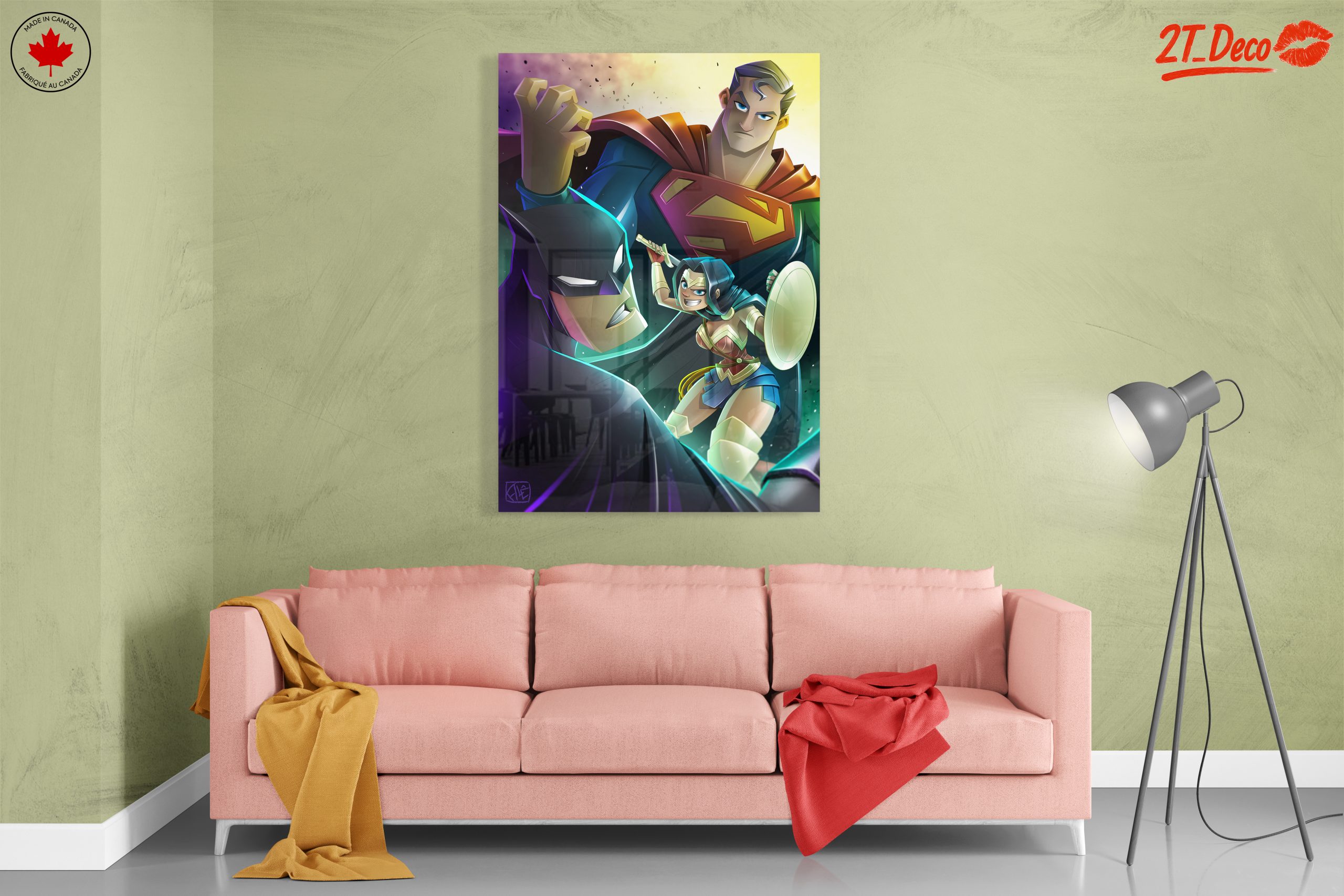 Justice League Heroes Action Art 2 - Image 7