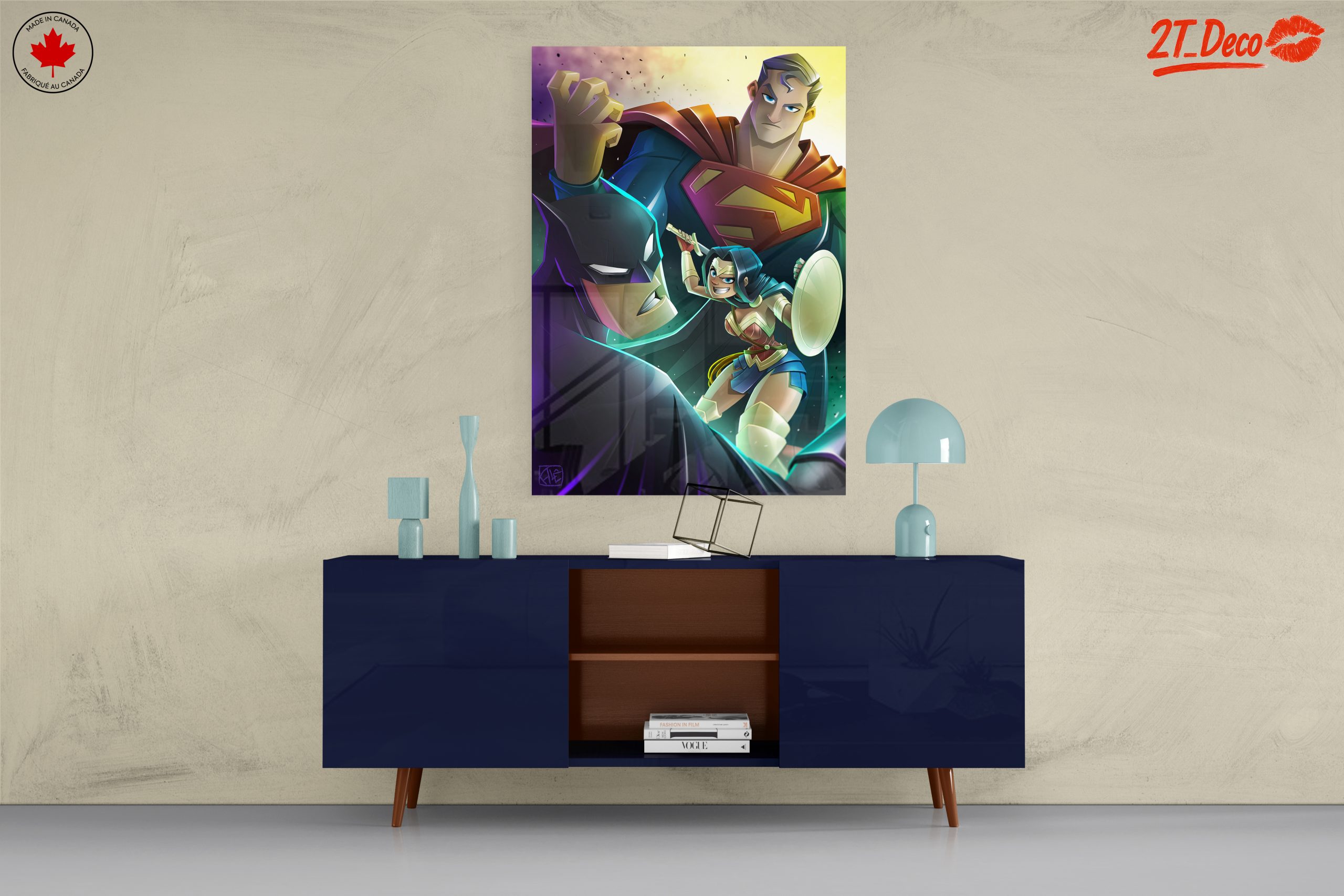 Justice League Heroes Action Art 2 - Image 8
