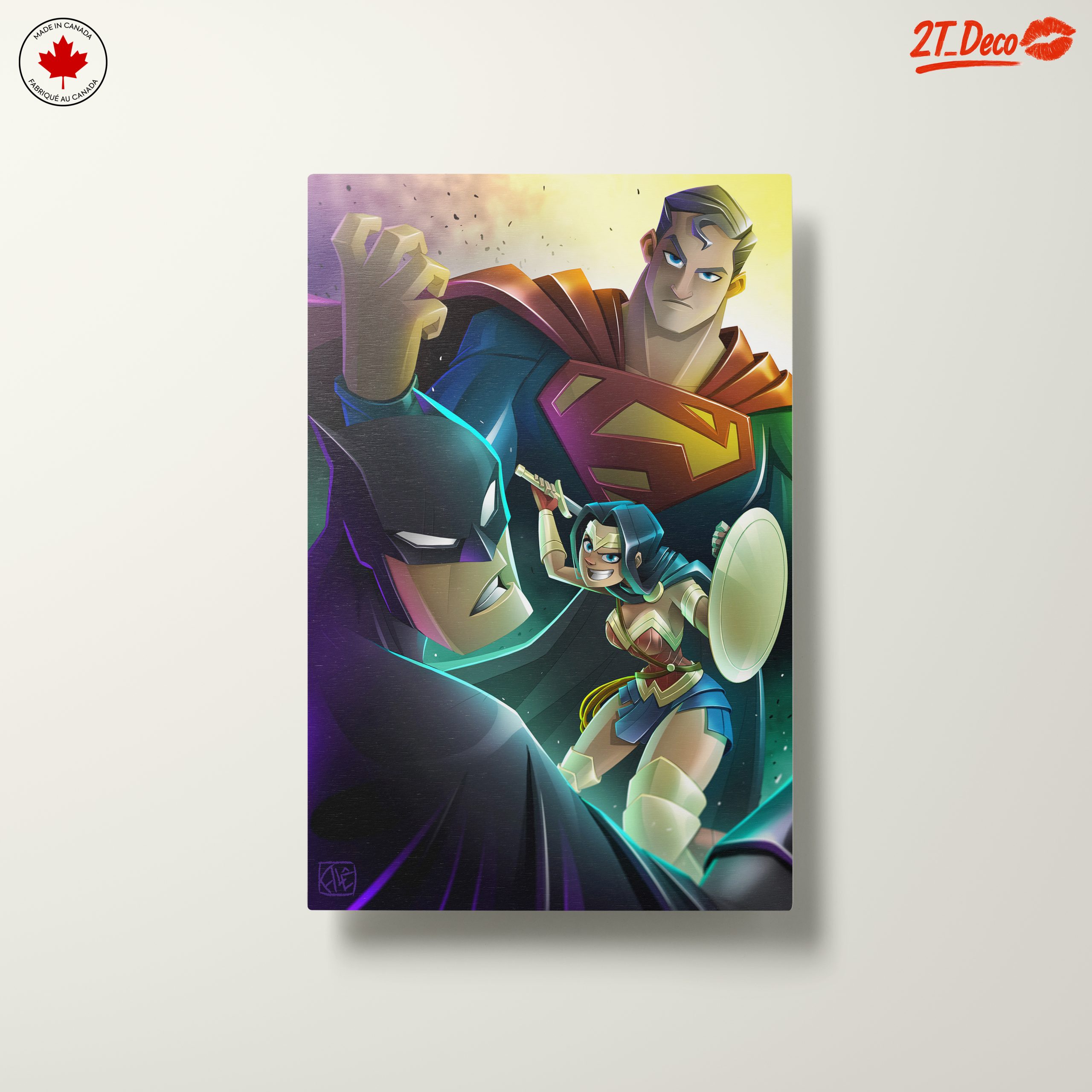Justice League Heroes Action Art 2 - Image 10