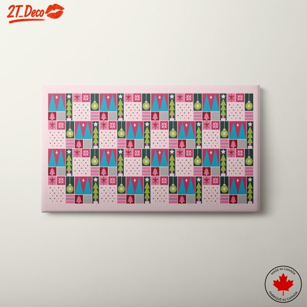 Festive Christmas Pattern Art