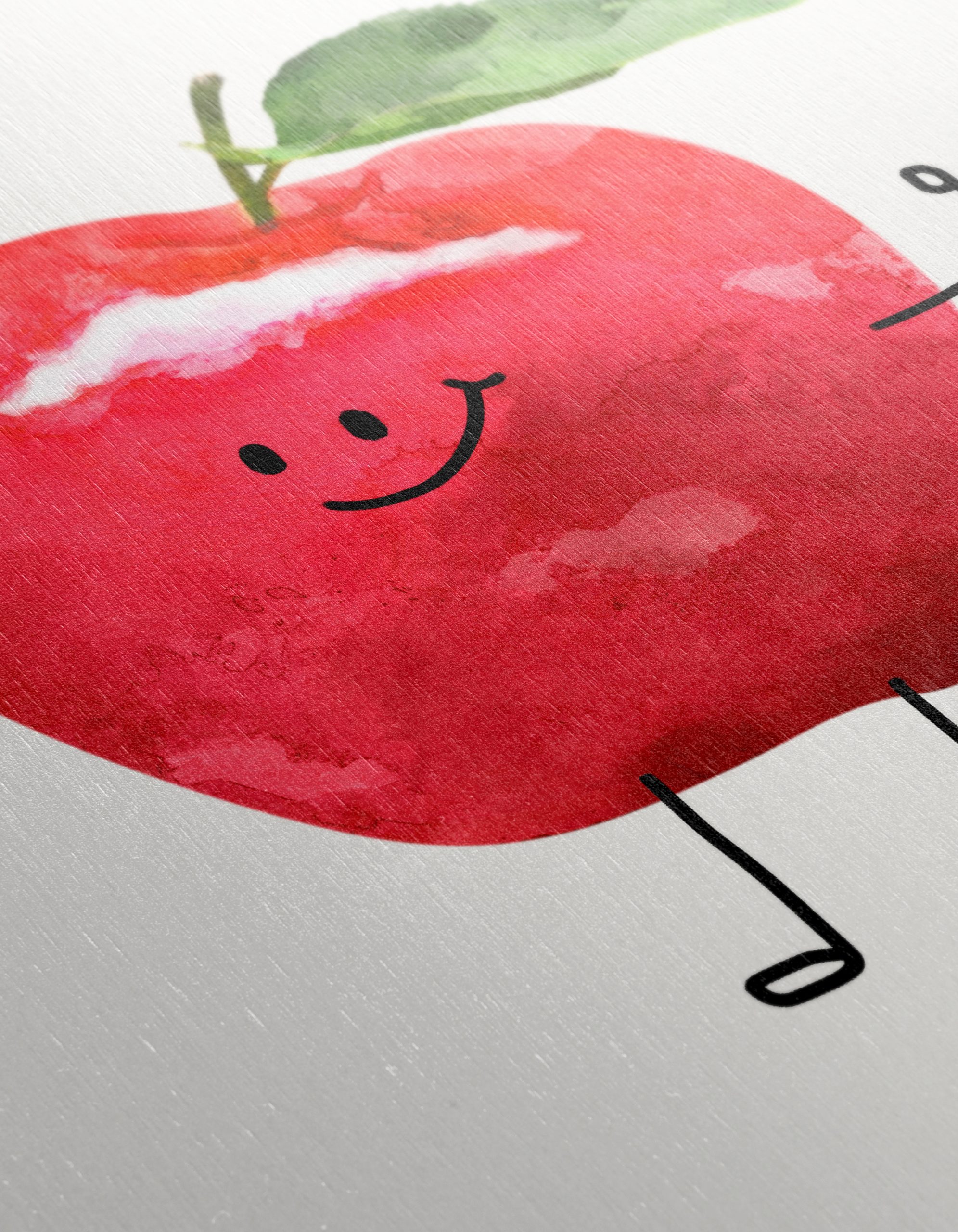 Playful Cartoon Apple Character Art - Image 12
