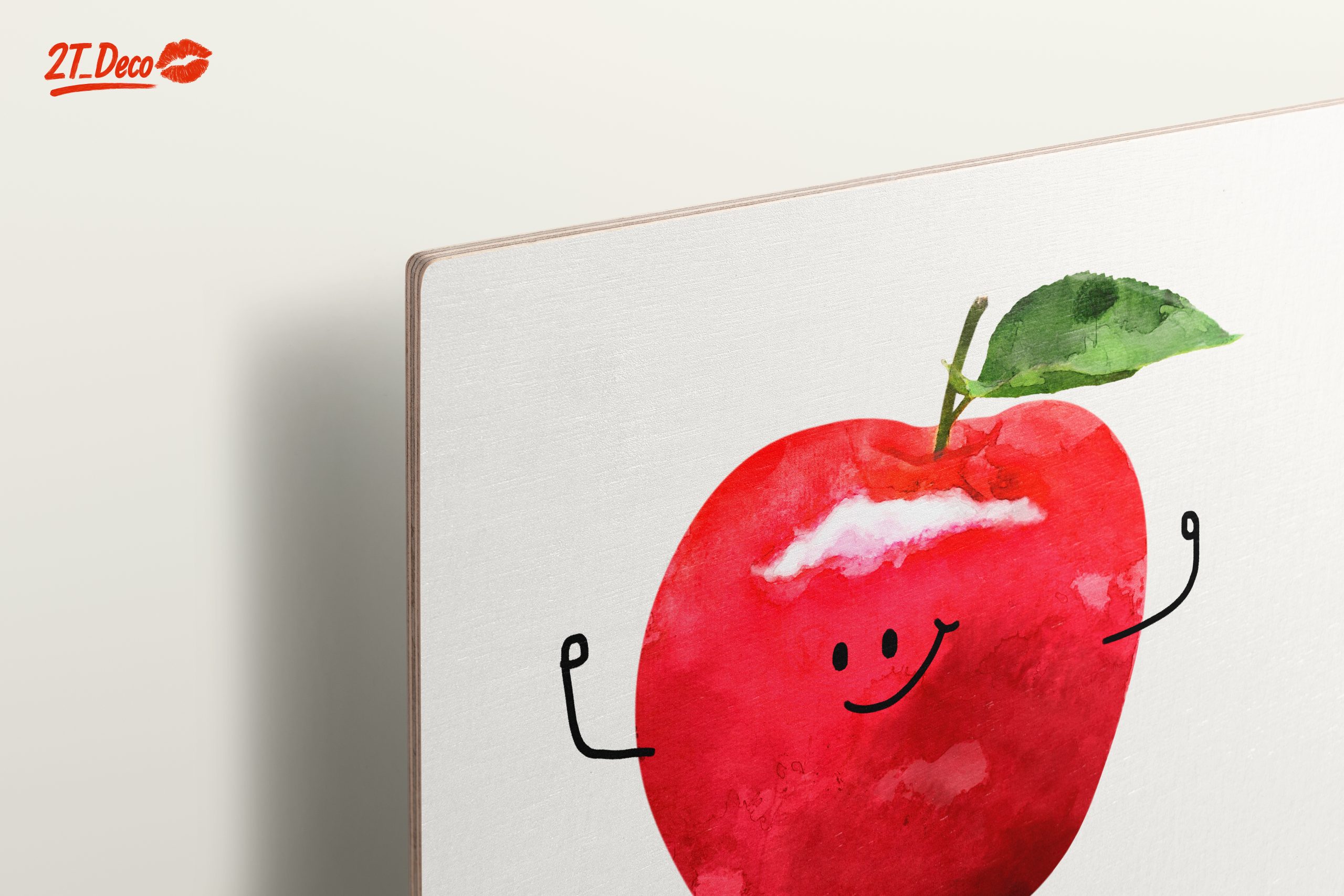 Playful Cartoon Apple Character Art - Image 15
