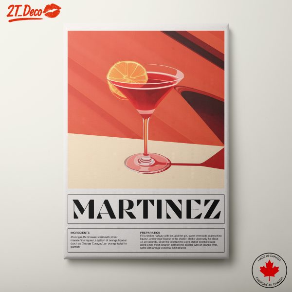 Martini Cocktail Recipe Art