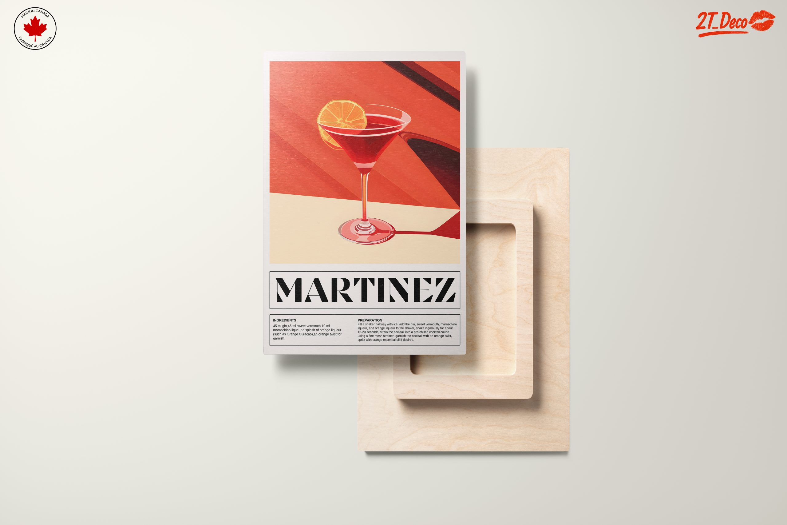 Martini Cocktail Recipe Art - Image 11