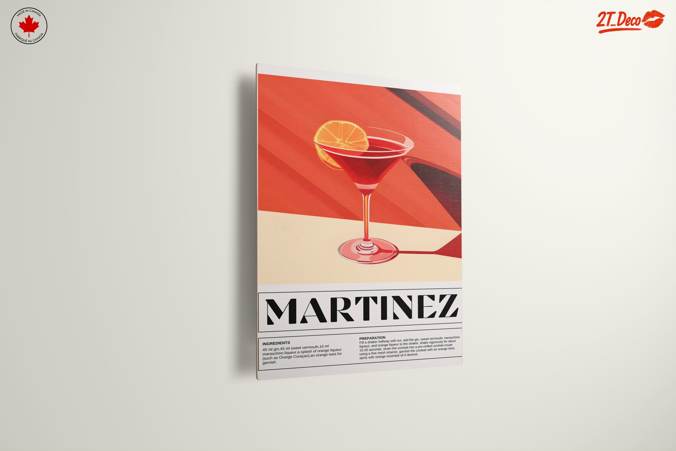 Martini Cocktail Recipe Art - Image 13