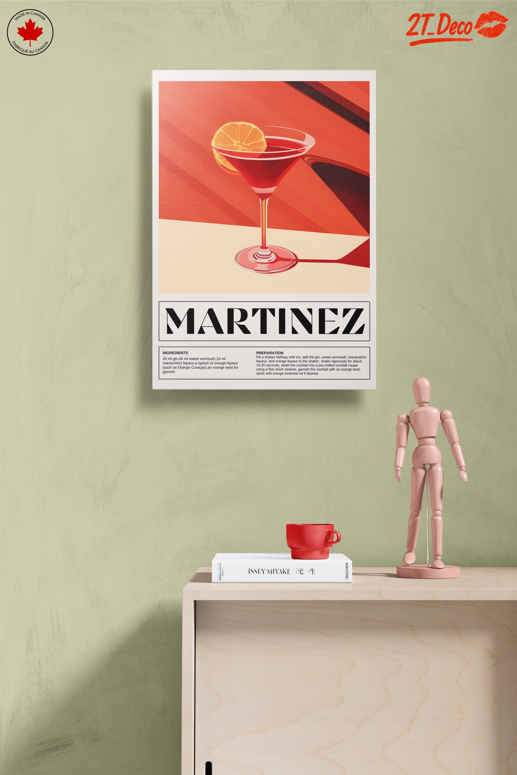 Martini Cocktail Recipe Art - Image 14
