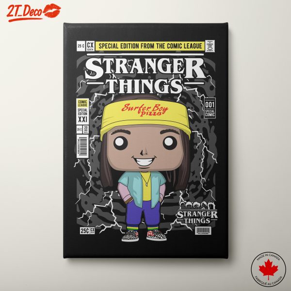 Stranger Things Comic Style Character