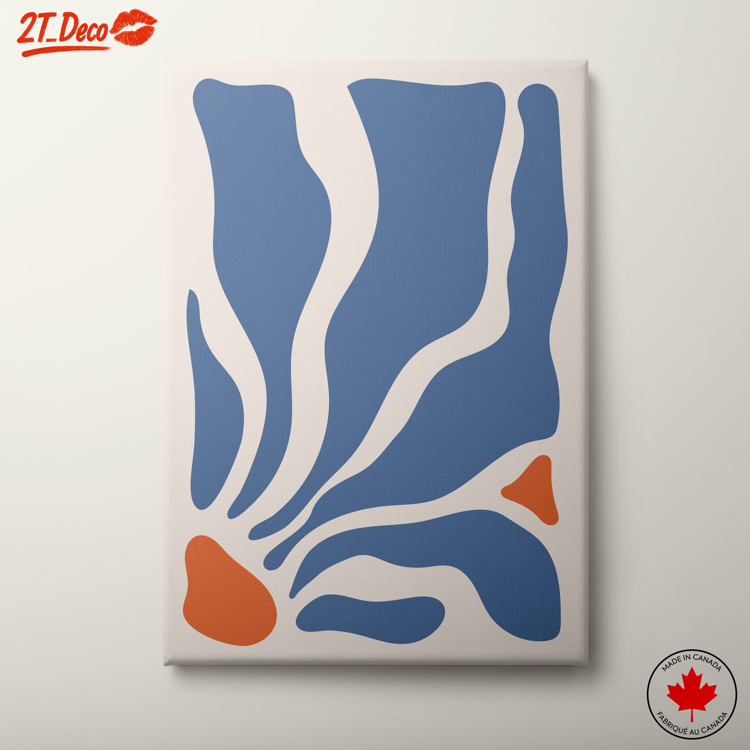 Abstract Organic Shapes Wall Art