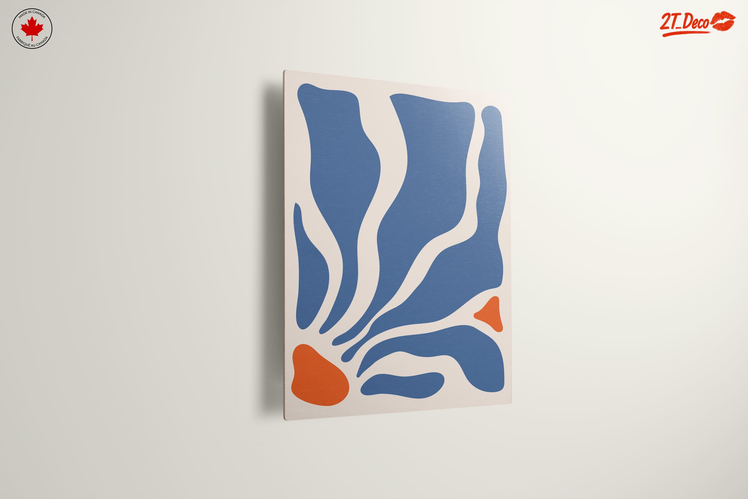 Abstract Organic Shapes Wall Art - Image 13