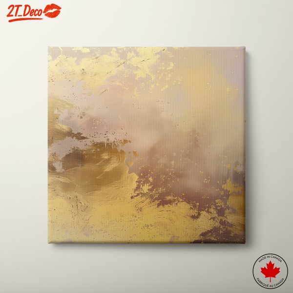 Elegant Gold Abstract Design for Modern Spaces