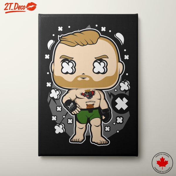 MMA Fighter Character Illustration