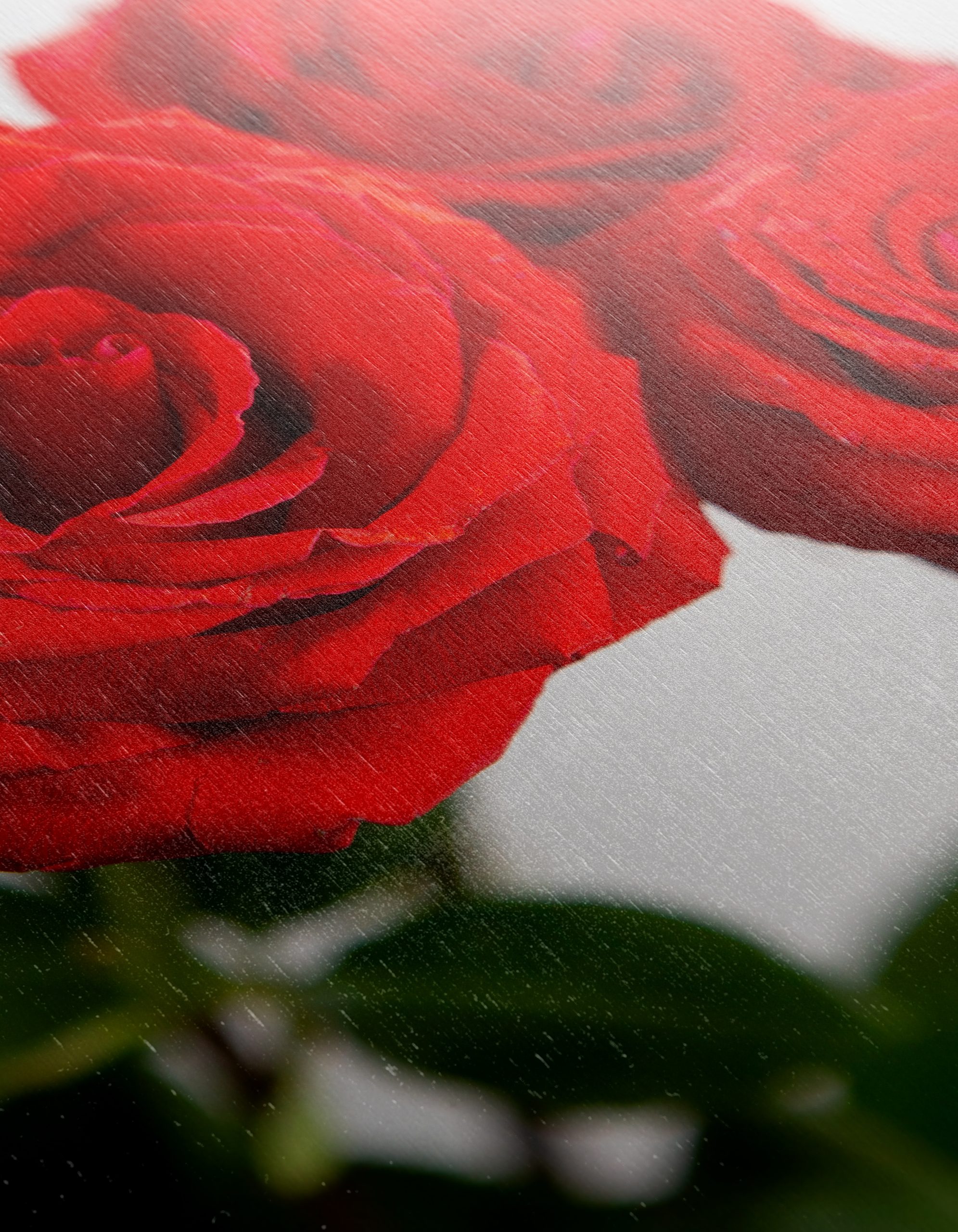 Elegant Floral Art with Red Roses - Image 12
