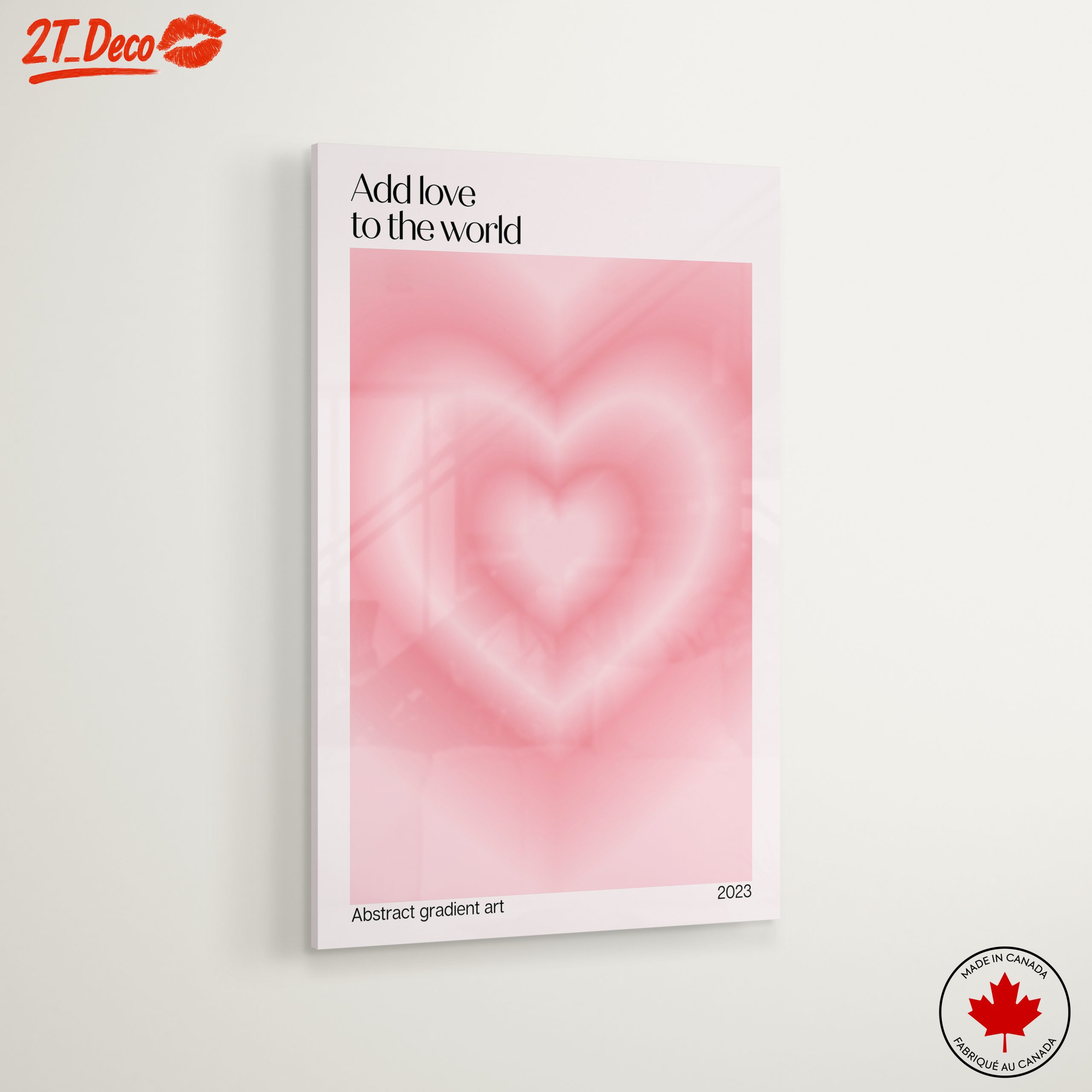 Add Love To The World Abstract Art - Image 6