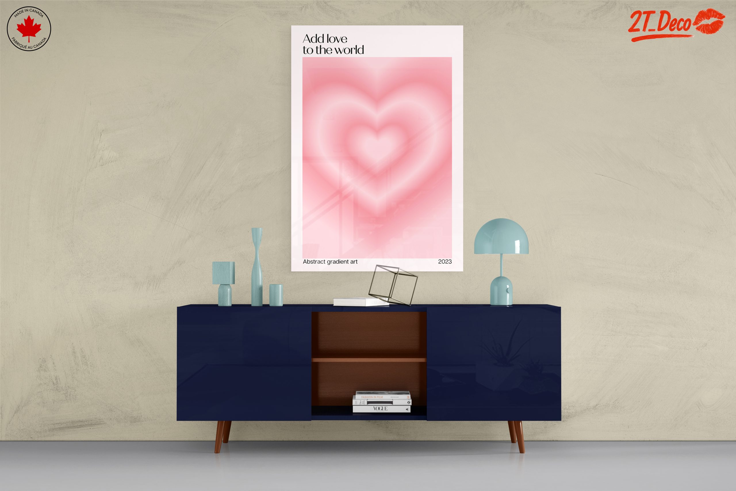 Add Love To The World Abstract Art - Image 8
