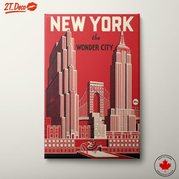 New York The Wonder City Art