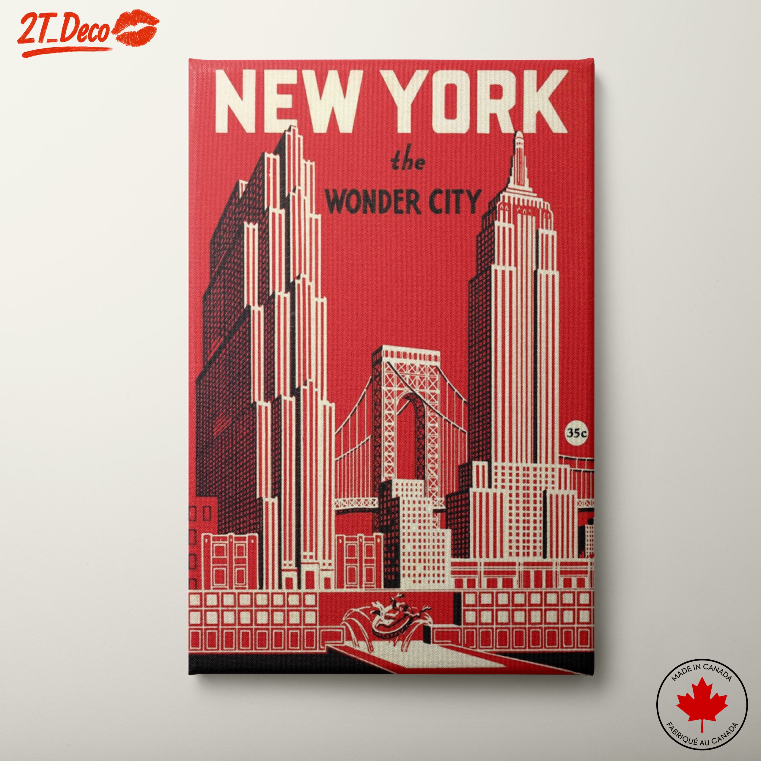 New York The Wonder City Art