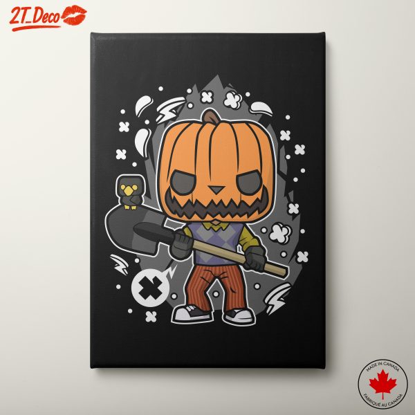 Whimsical Character Design with Pumpkin Theme