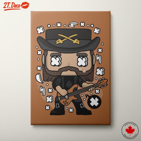 Cartoon Character Playing Electric Guitar