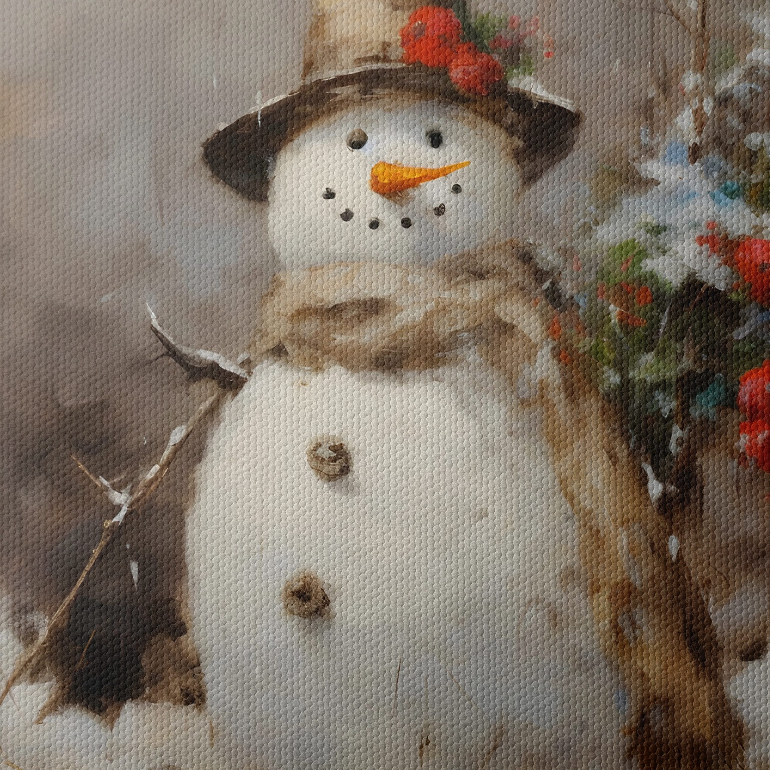 Charming Winter Snowman Decor - Image 4