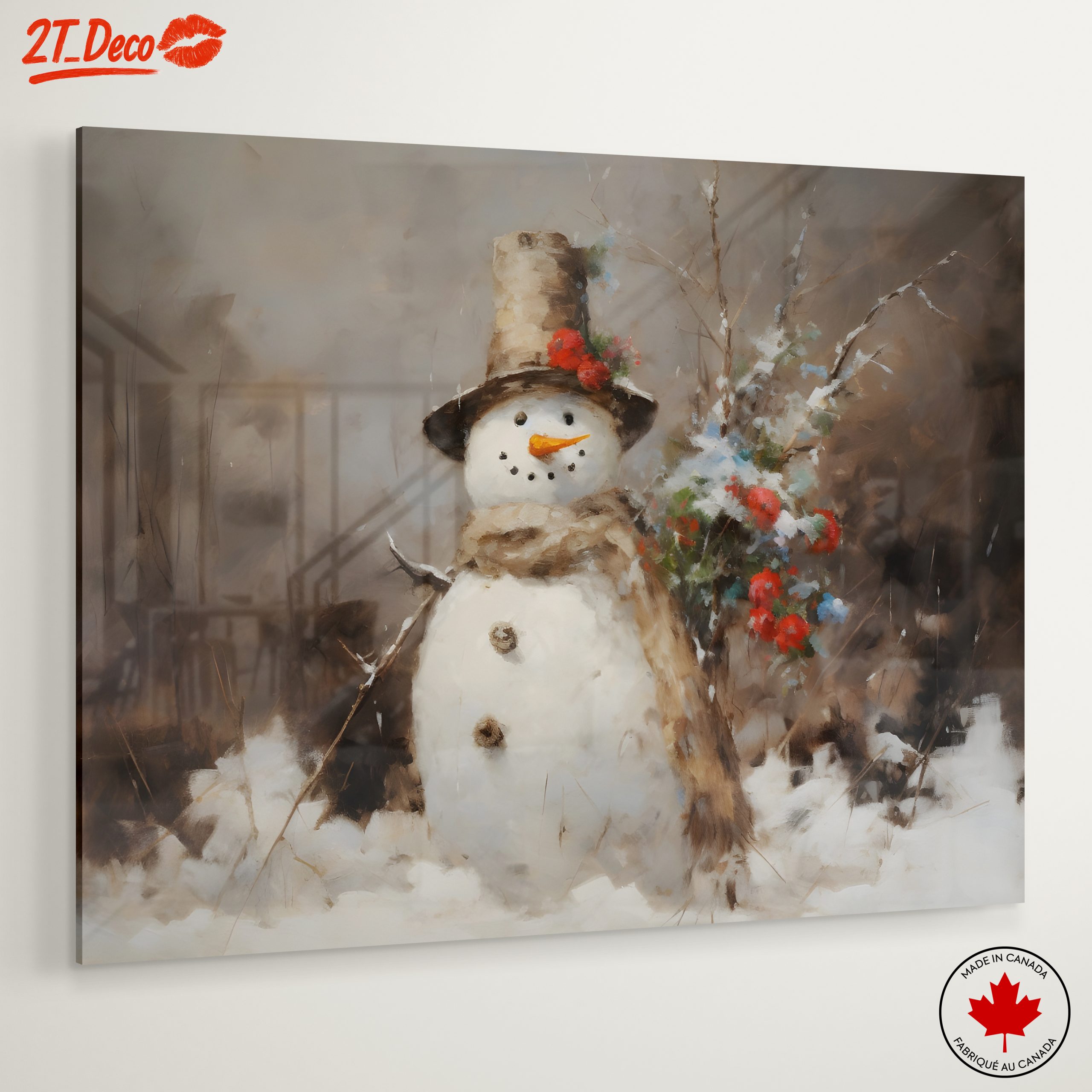 Charming Winter Snowman Decor - Image 6