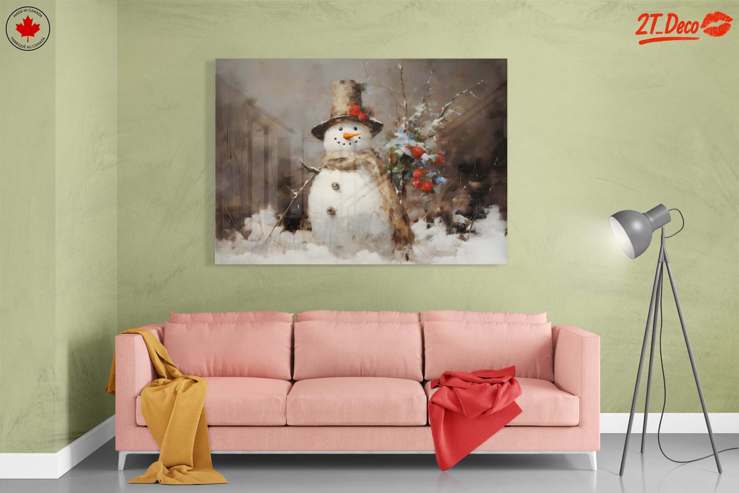 Charming Winter Snowman Decor - Image 7