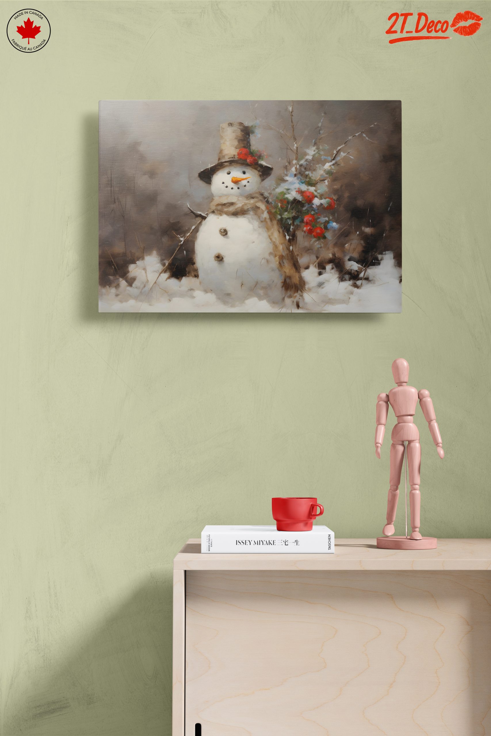 Charming Winter Snowman Decor - Image 14