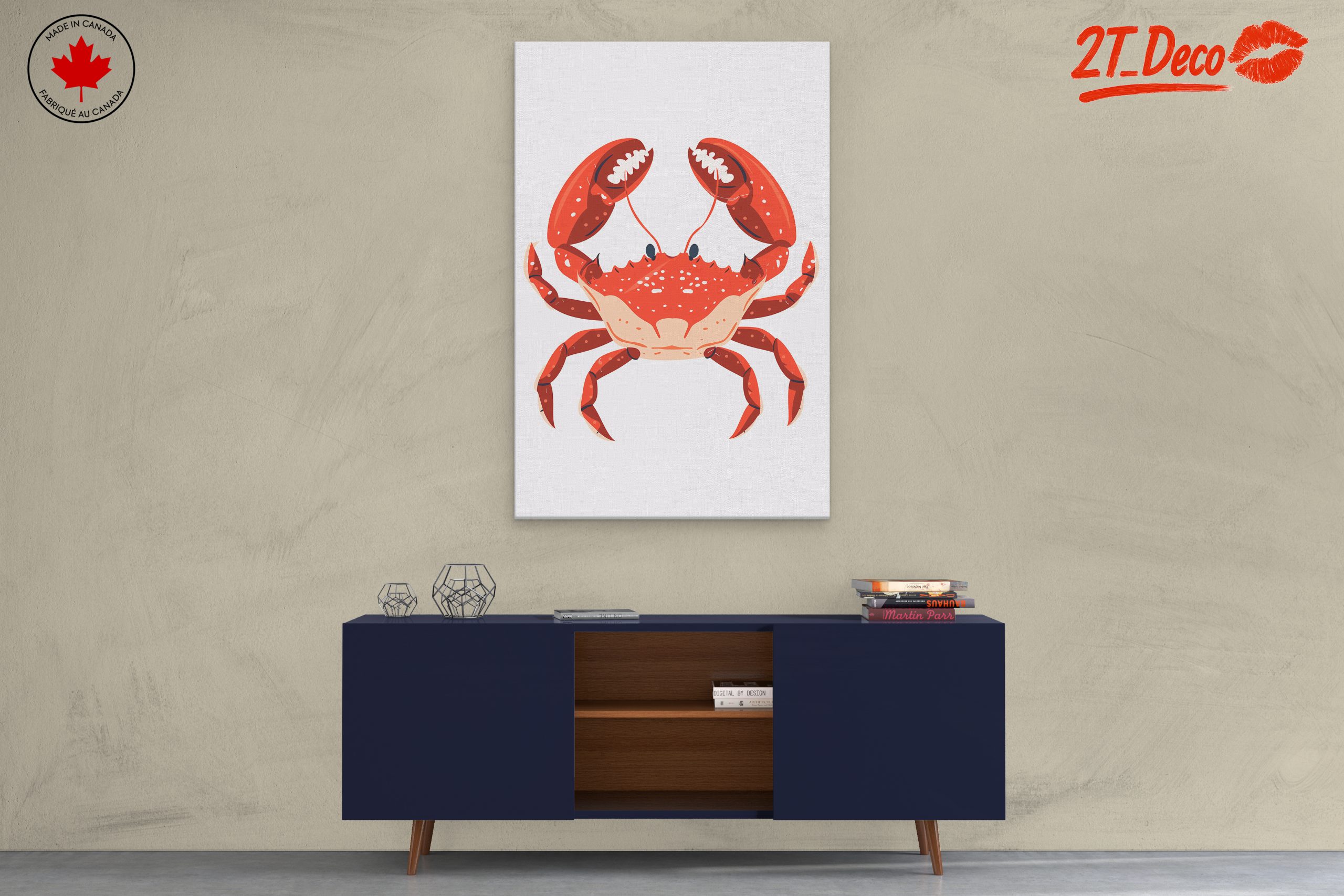 Colorful Crab Illustration in Playful Style - Image 3