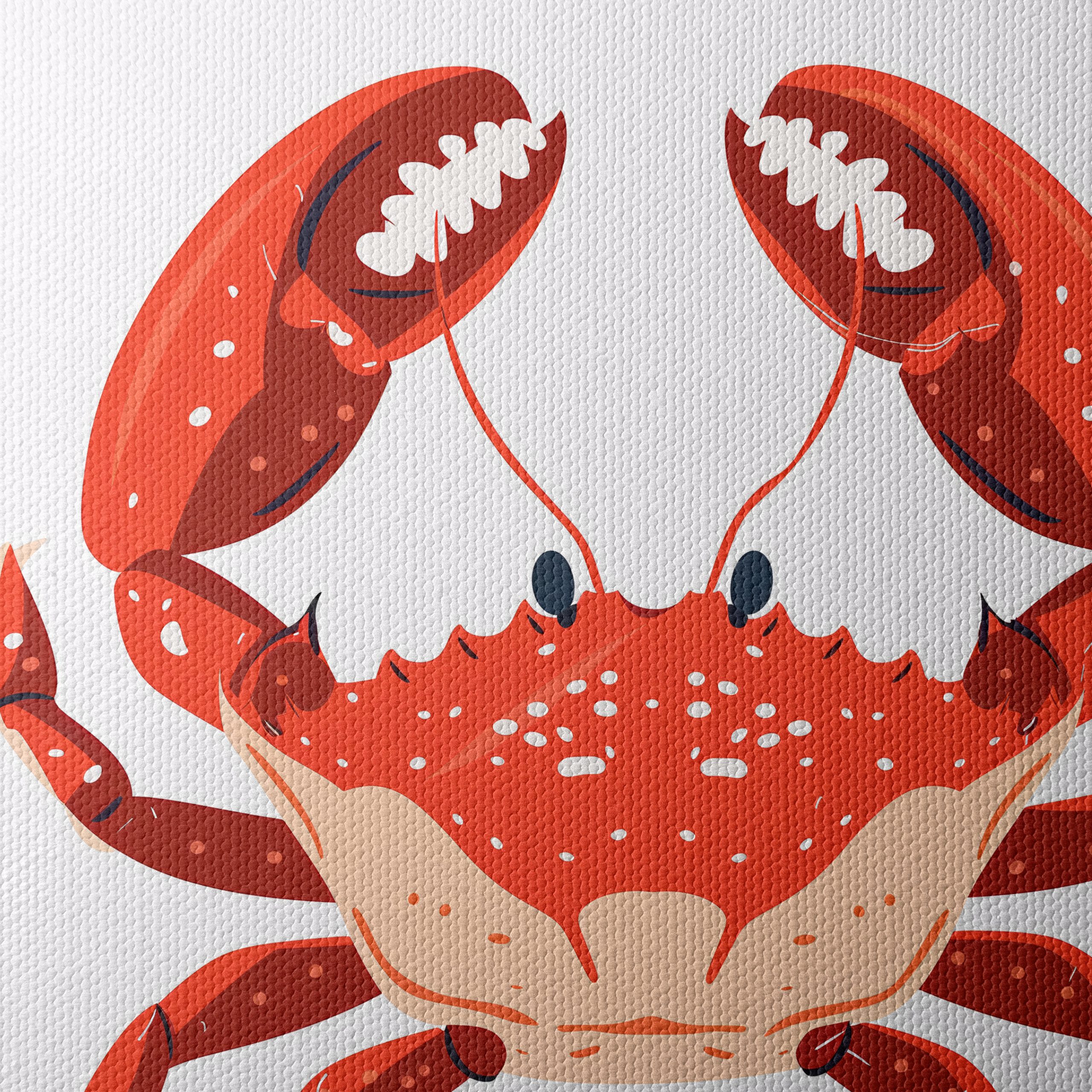 Colorful Crab Illustration in Playful Style - Image 4