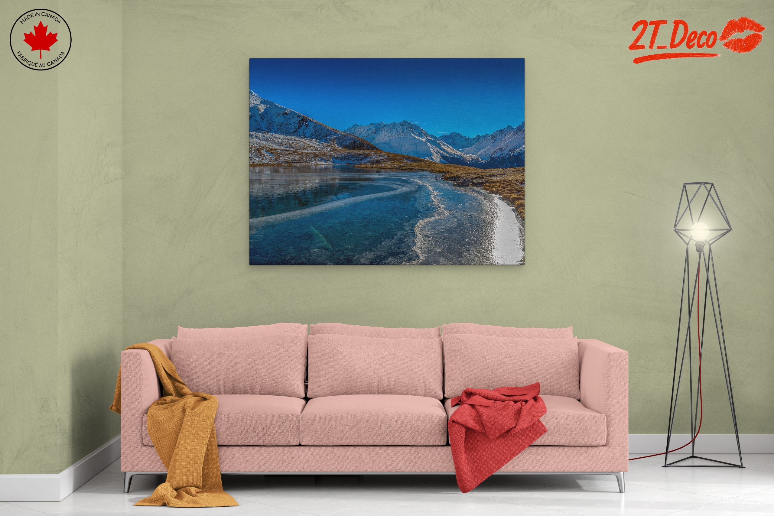 Serene Mountain Landscape Reflection - Image 2