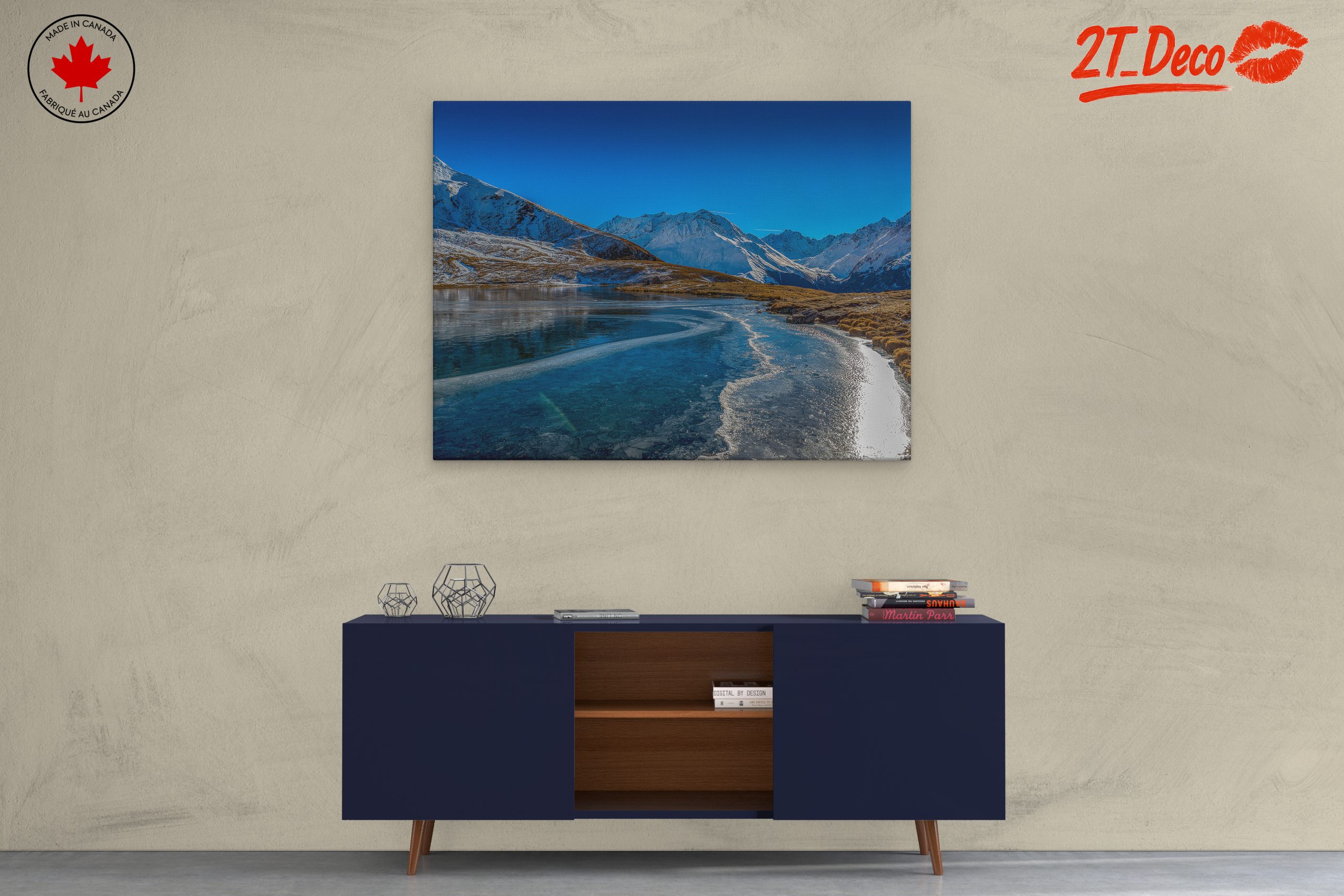 Serene Mountain Landscape Reflection - Image 3