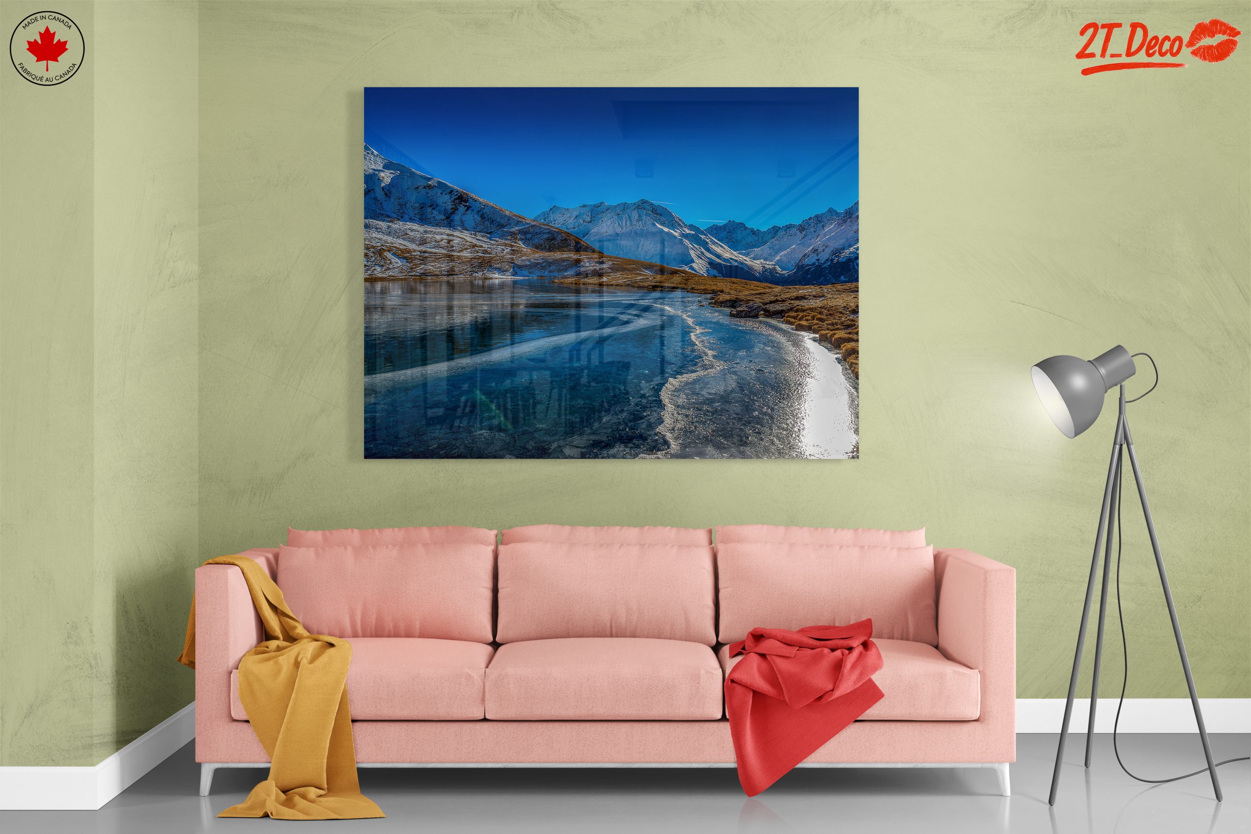 Serene Mountain Landscape Reflection - Image 7