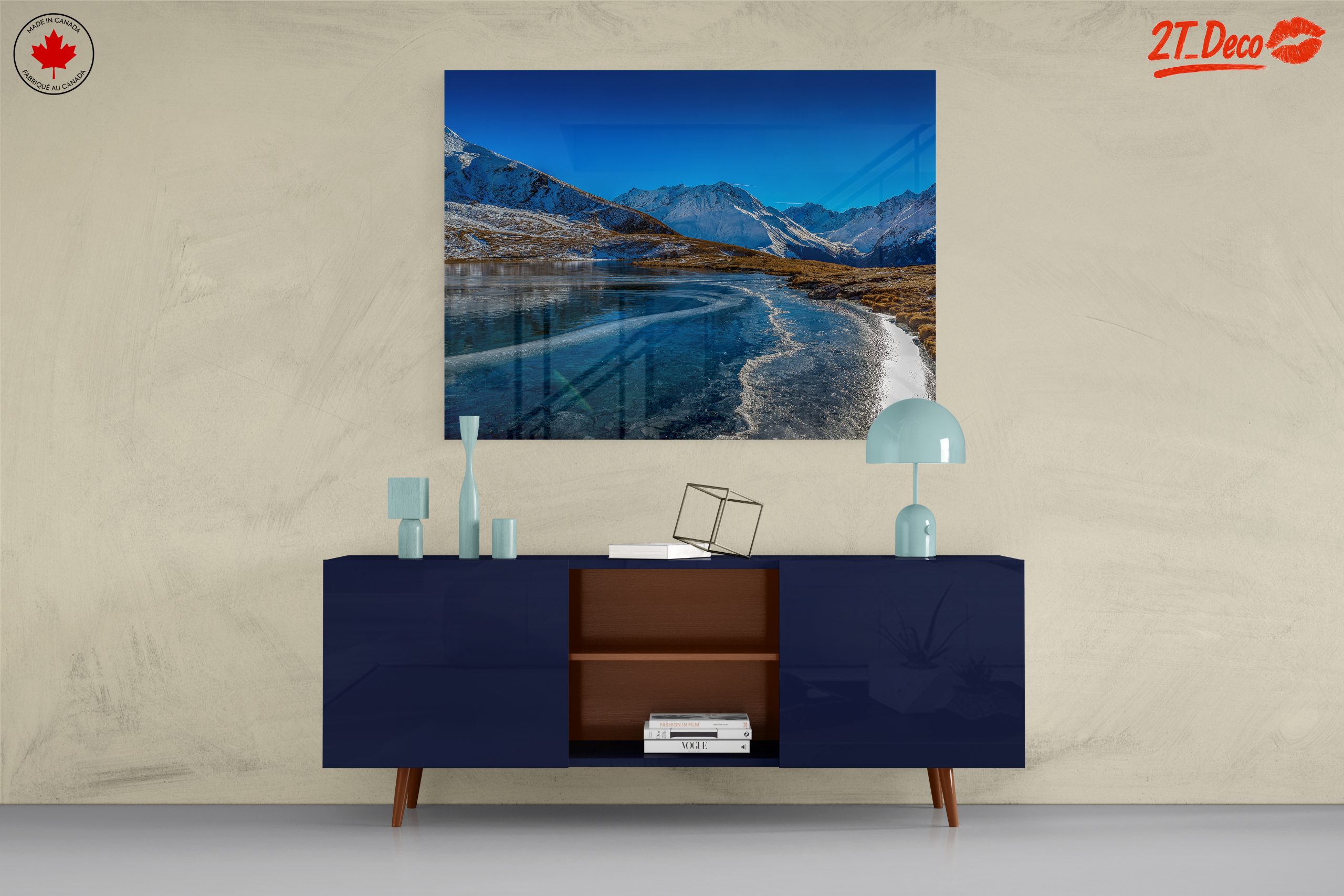 Serene Mountain Landscape Reflection - Image 8