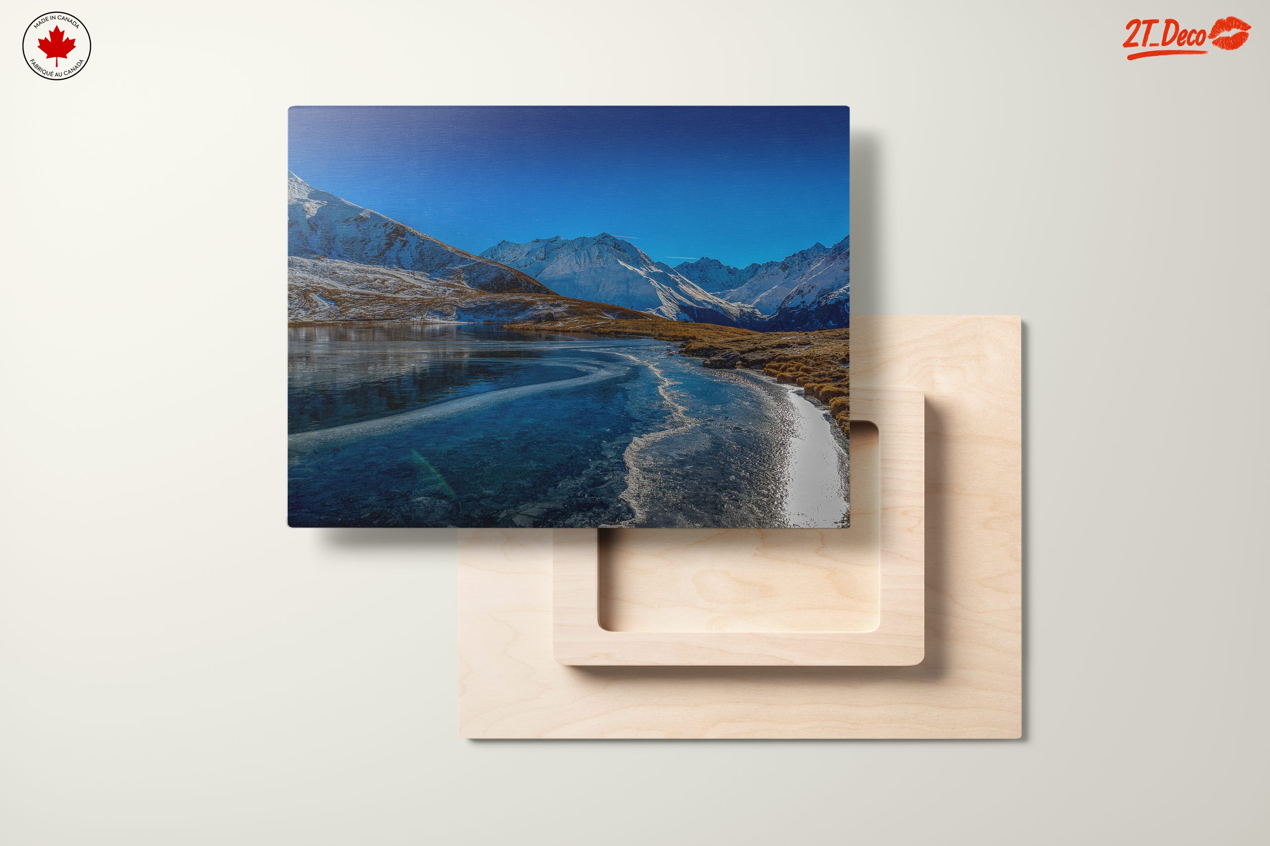 Serene Mountain Landscape Reflection - Image 11