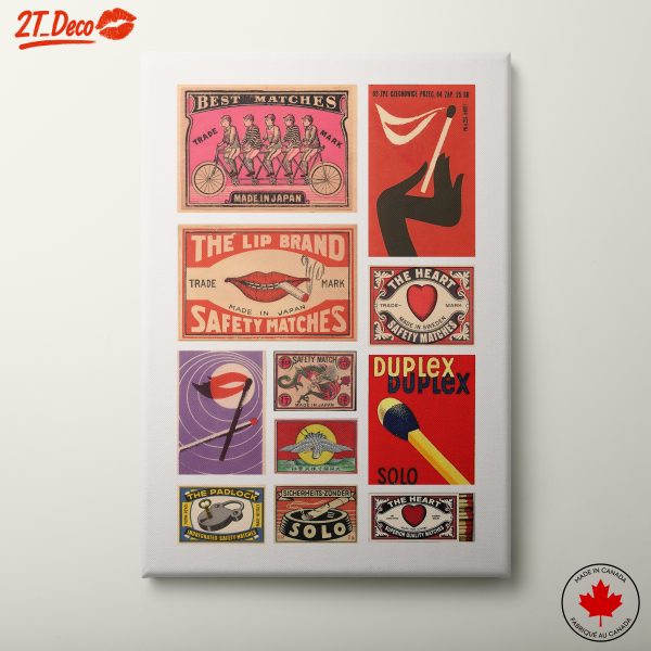 Vintage Matchbox Labels Featuring Animals
