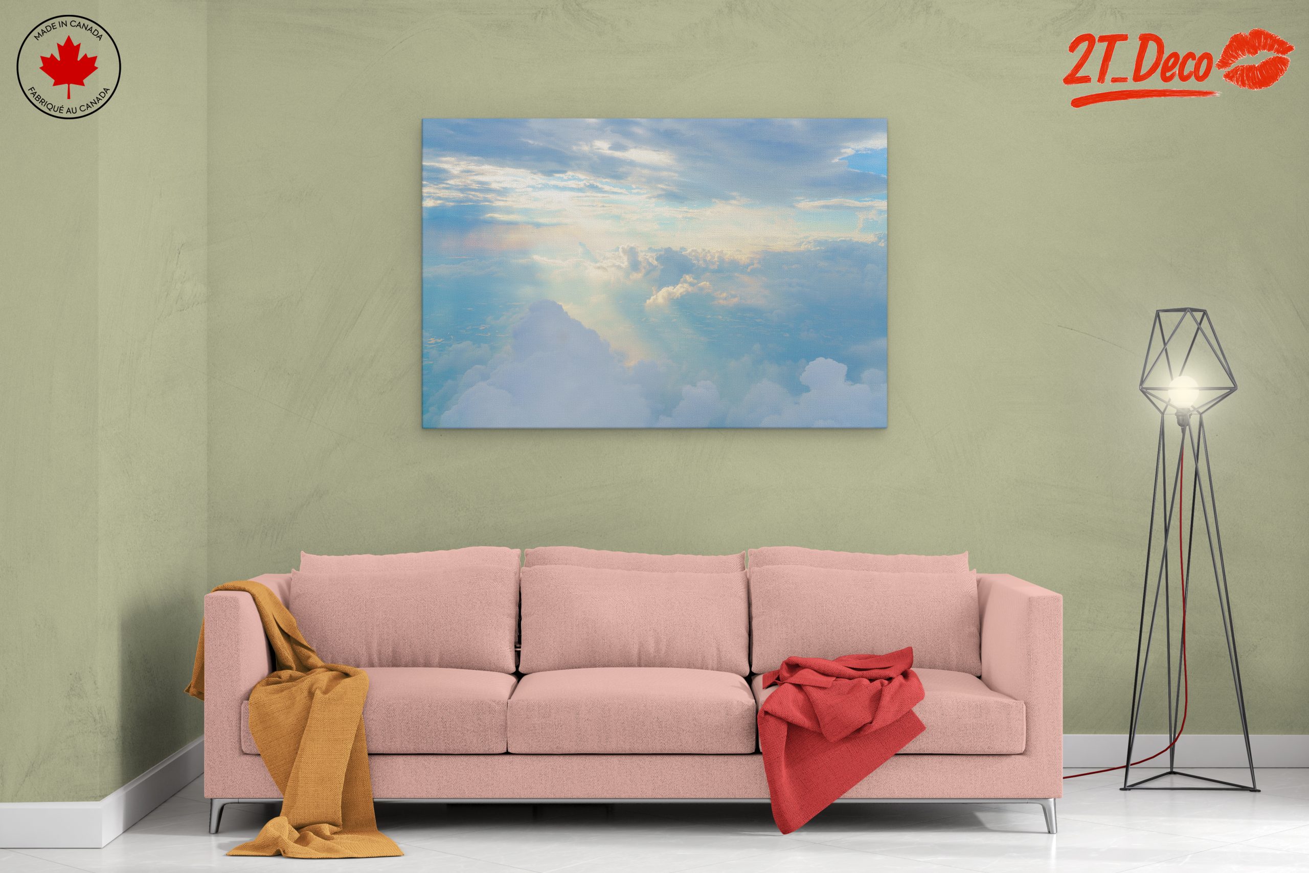 Serene Sky with Soft Clouds and Light - Image 2