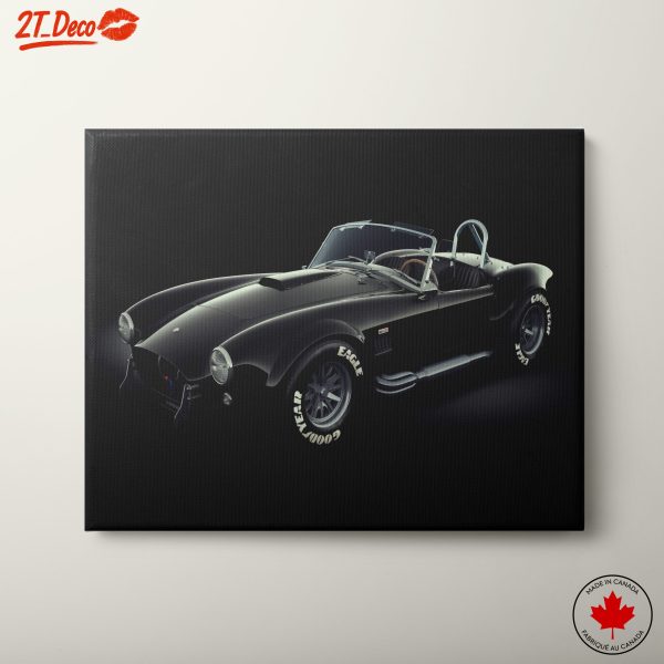 Classic Black Sports Car
