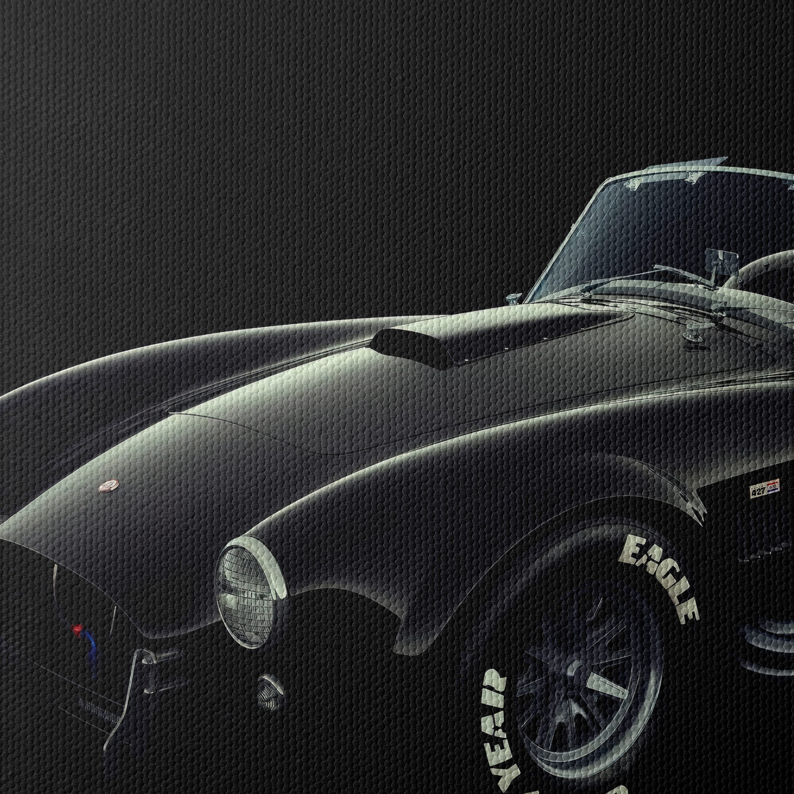 Classic Black Sports Car - Image 4