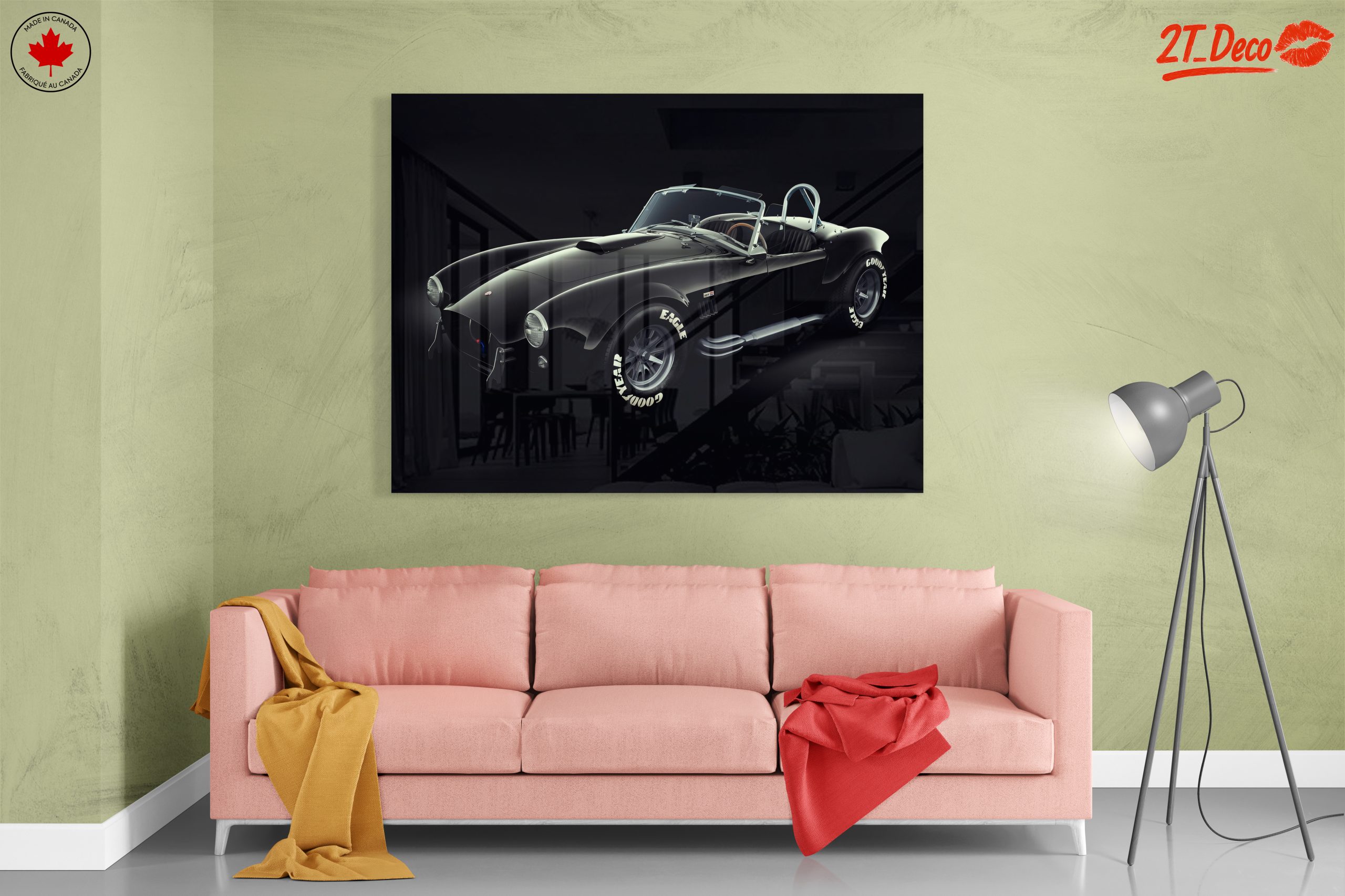 Classic Black Sports Car - Image 7