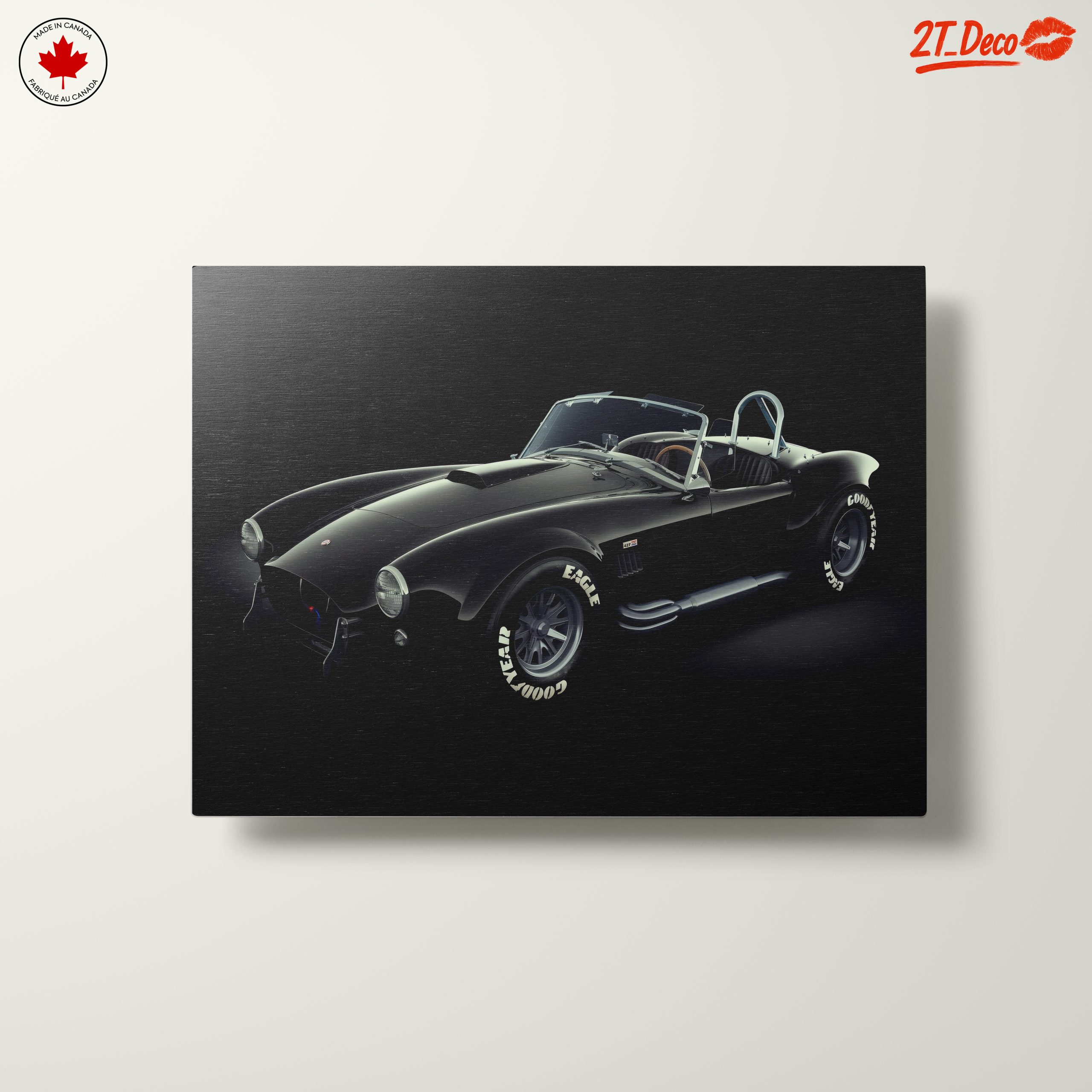 Classic Black Sports Car - Image 10