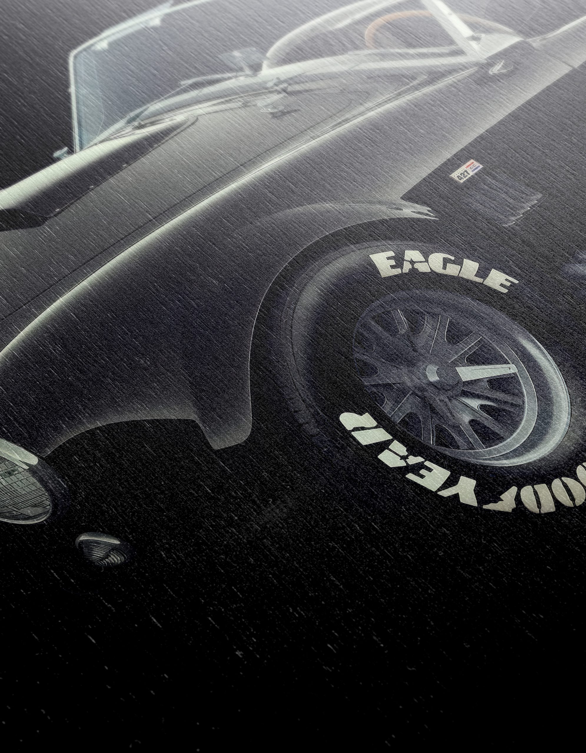 Classic Black Sports Car - Image 12