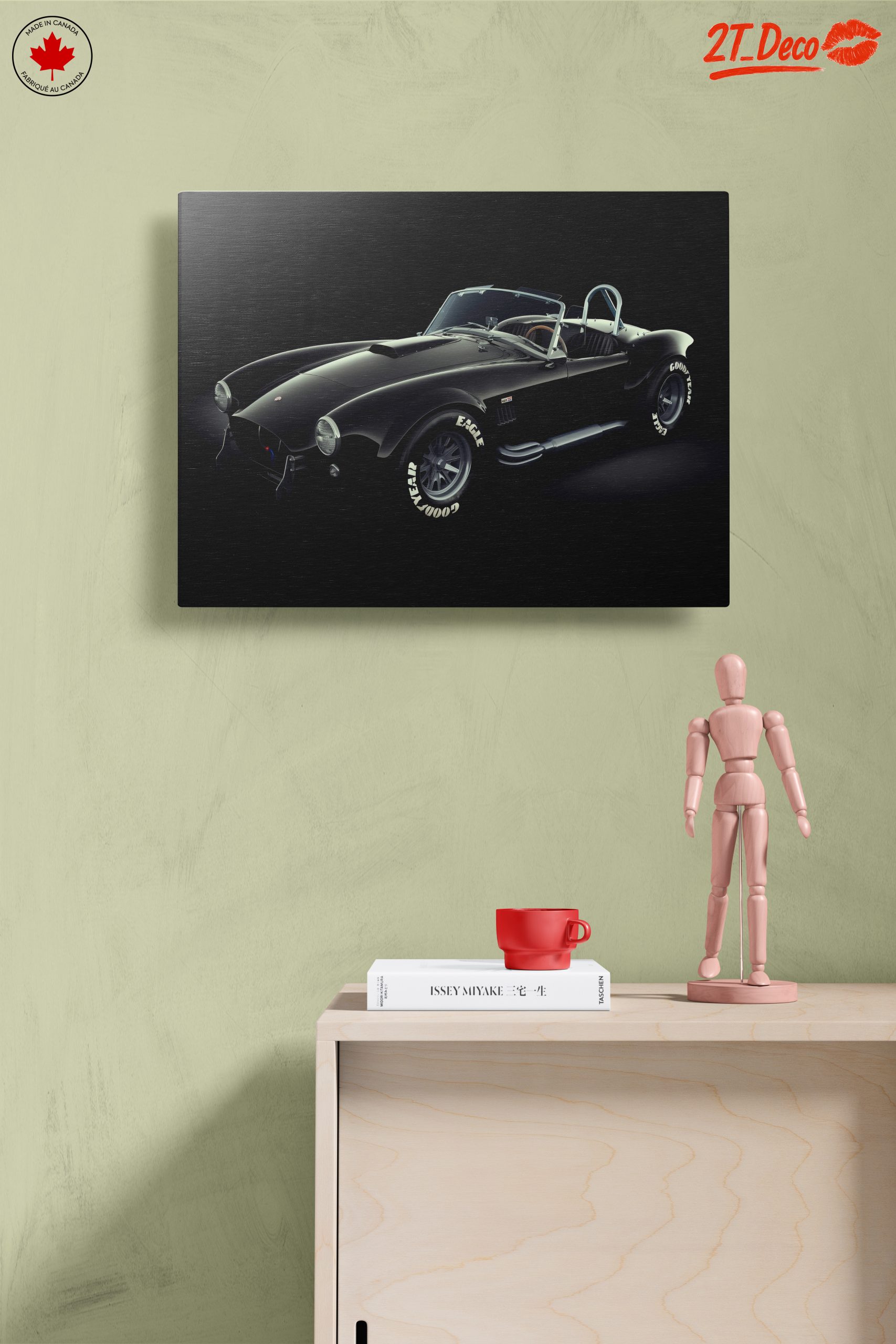 Classic Black Sports Car - Image 14