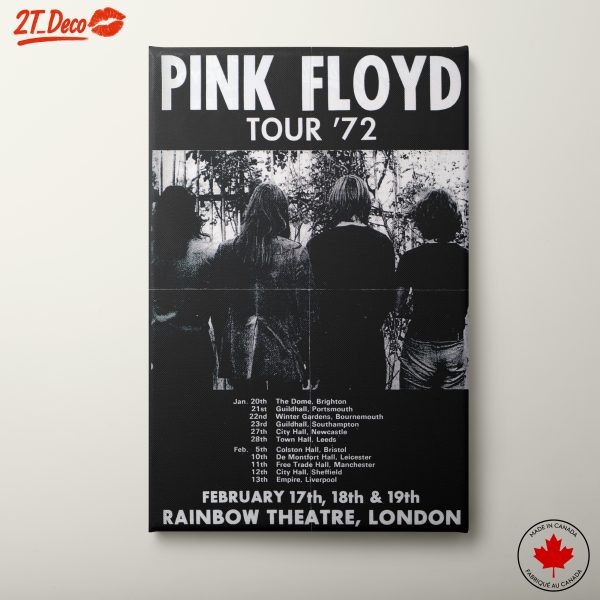 Pink Floyd 1972 Tour Promotional Art